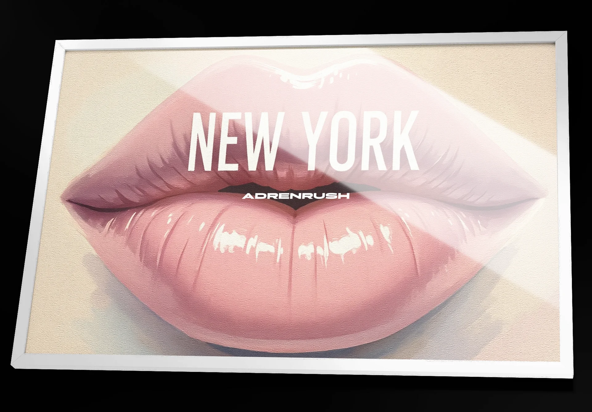 New York Kiss (2026) – AdrenRush 24"x36" Collectible Art product image (2)