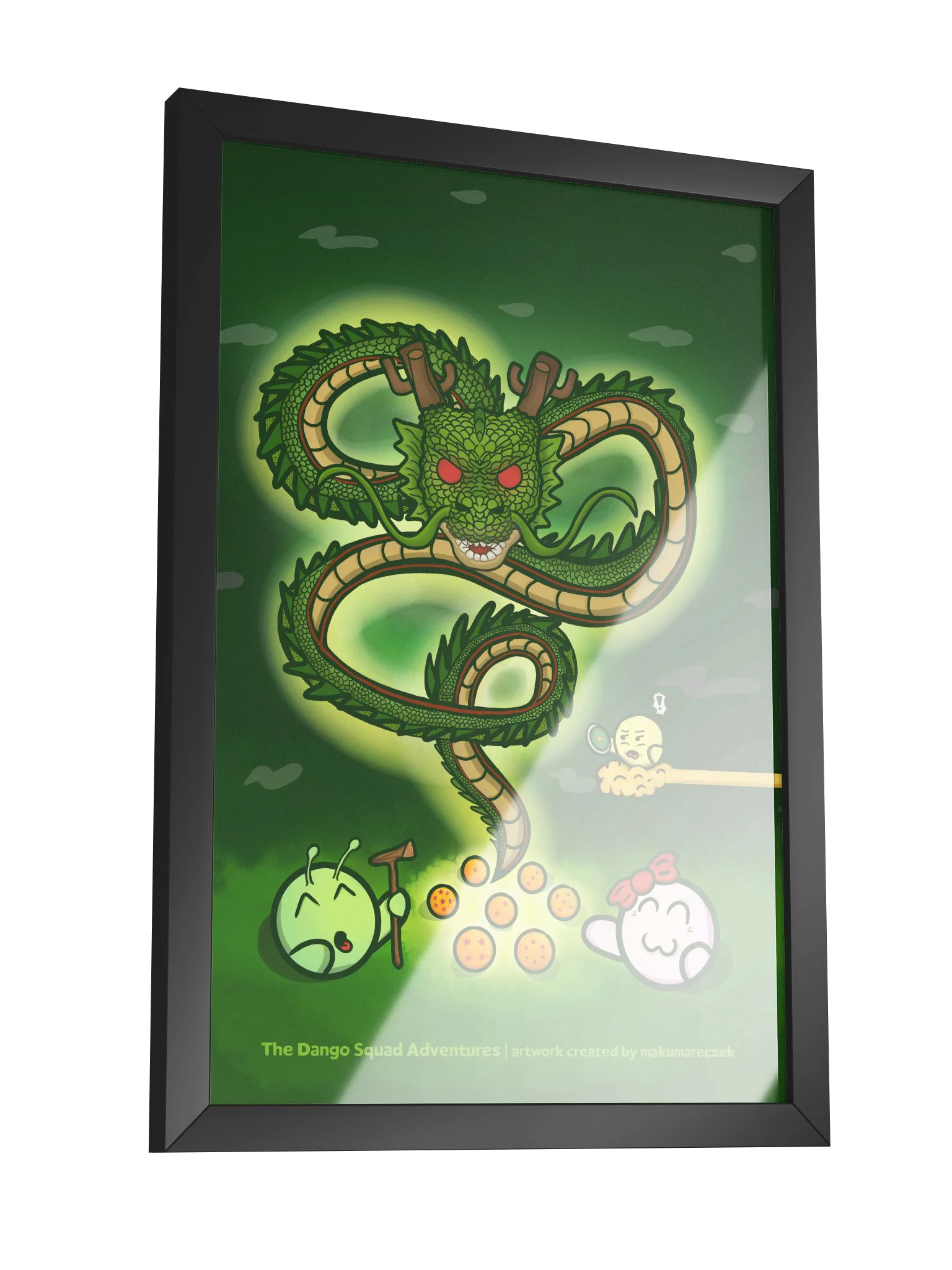 Dango Dragon - Framed Poster product image (3)