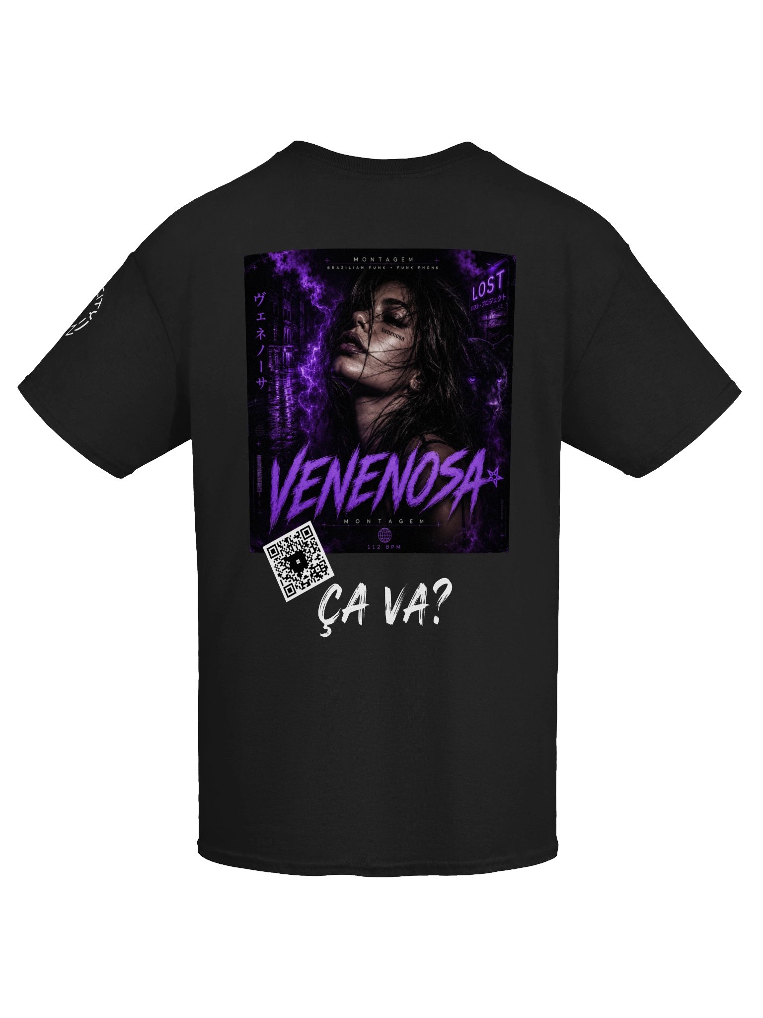 VENENOSA Scan Tee - Brazilian Phonk Montagem Art Shirt product image (2)