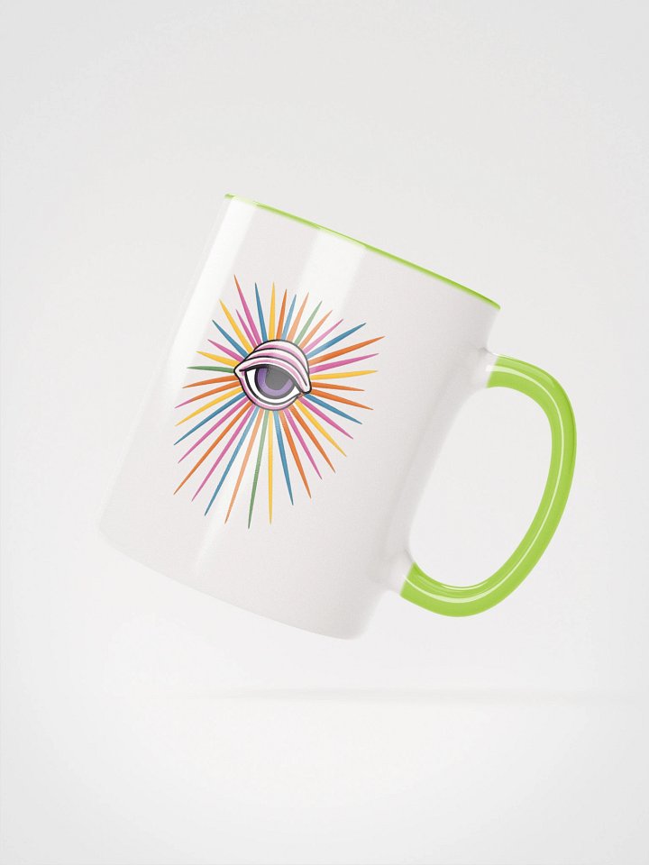 Green PWR Radio Radiating Eye Mug product image (2)