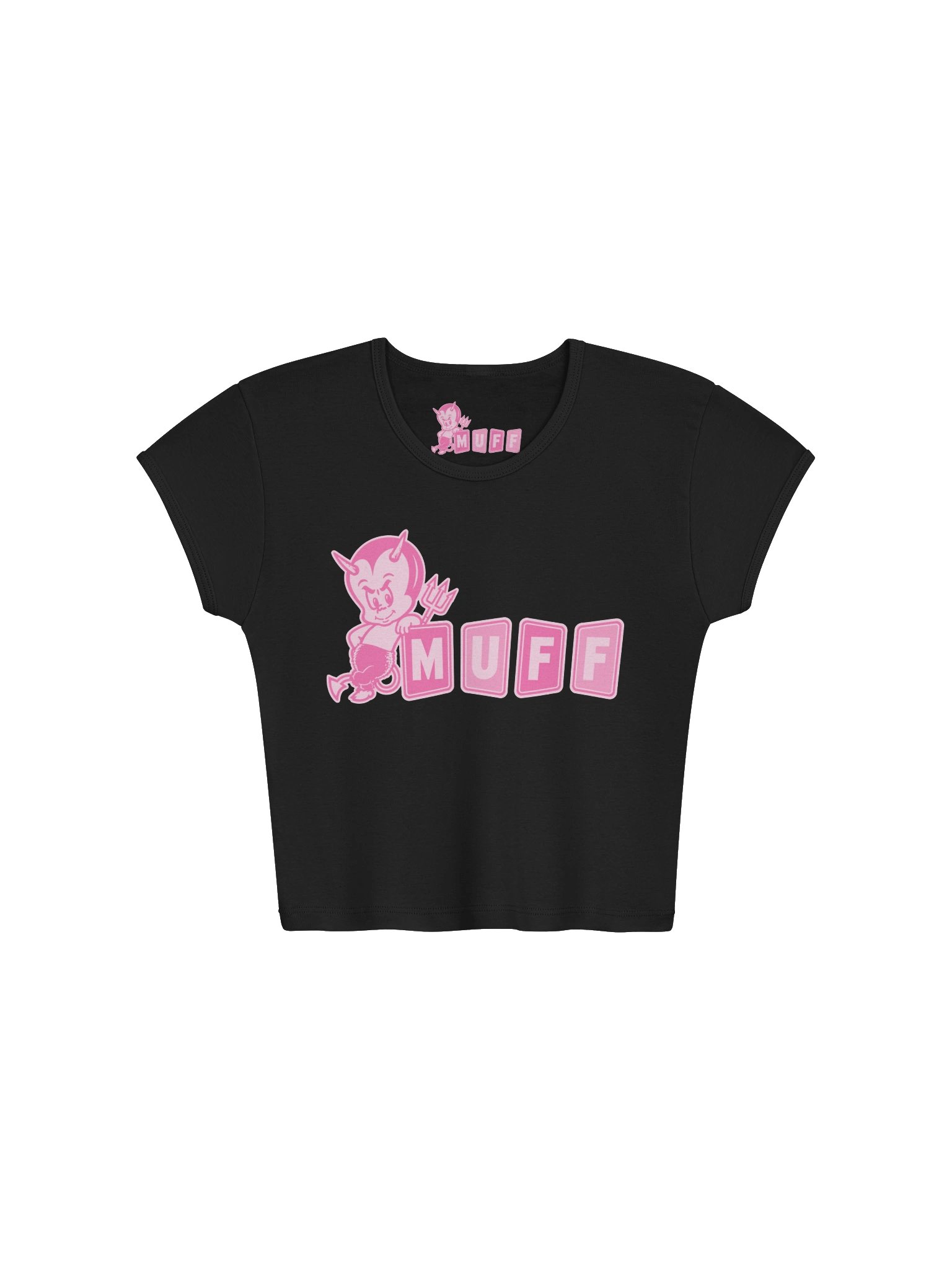 MUFF Little Devil Ribbed Crop Top product image (5)