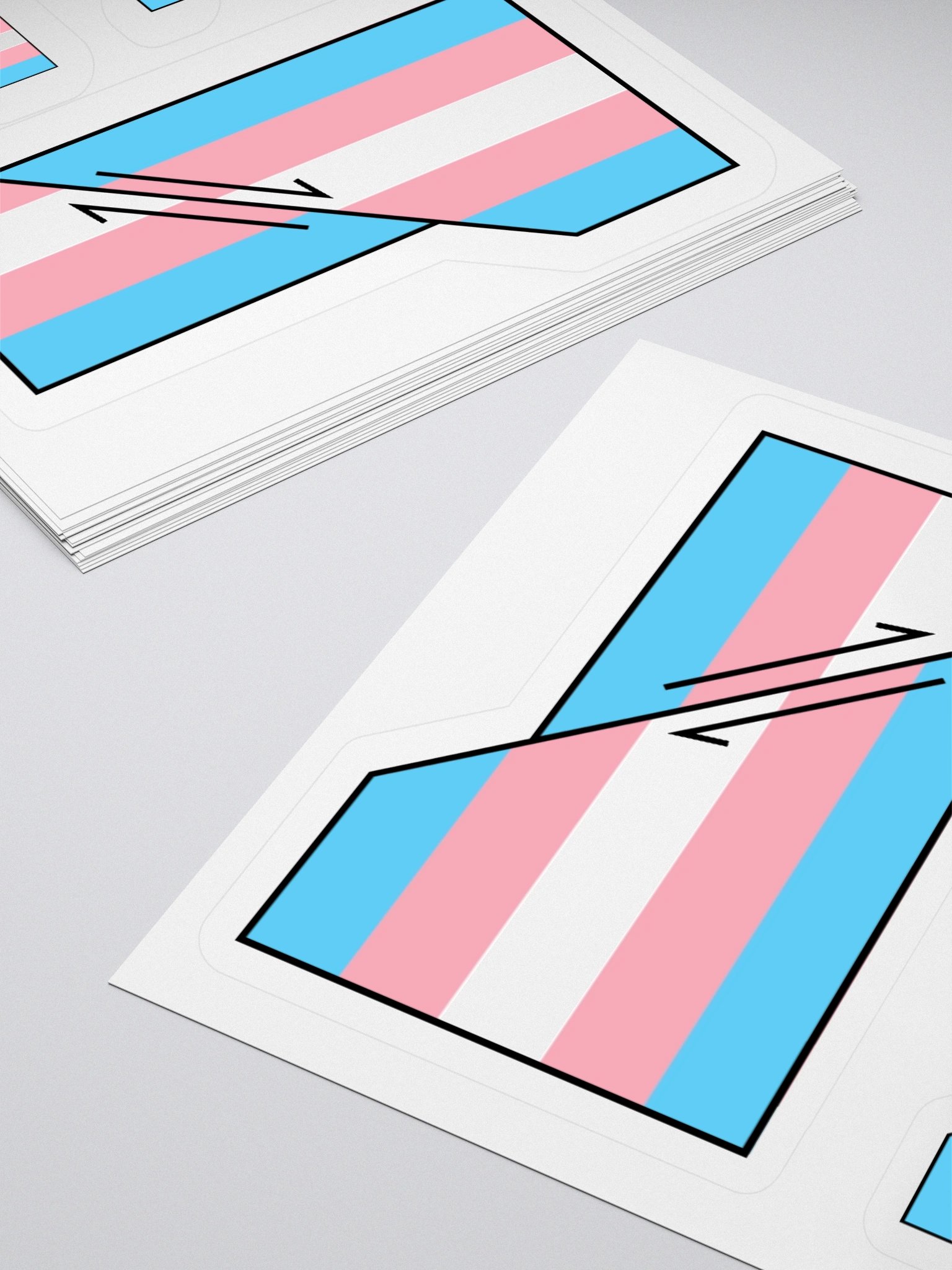Faulted Pride Flags- Transgender Sticker product image (4)