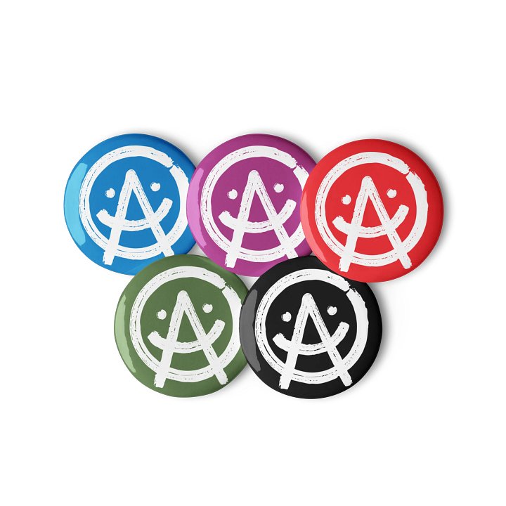 Practice Mindful Anarchy Pins product image (2)