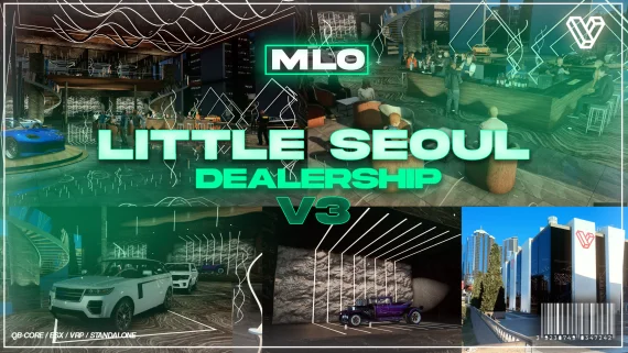 Super Luxury Dealership (MLO) - Little Seoul V3 (FiveM) product image (4)
