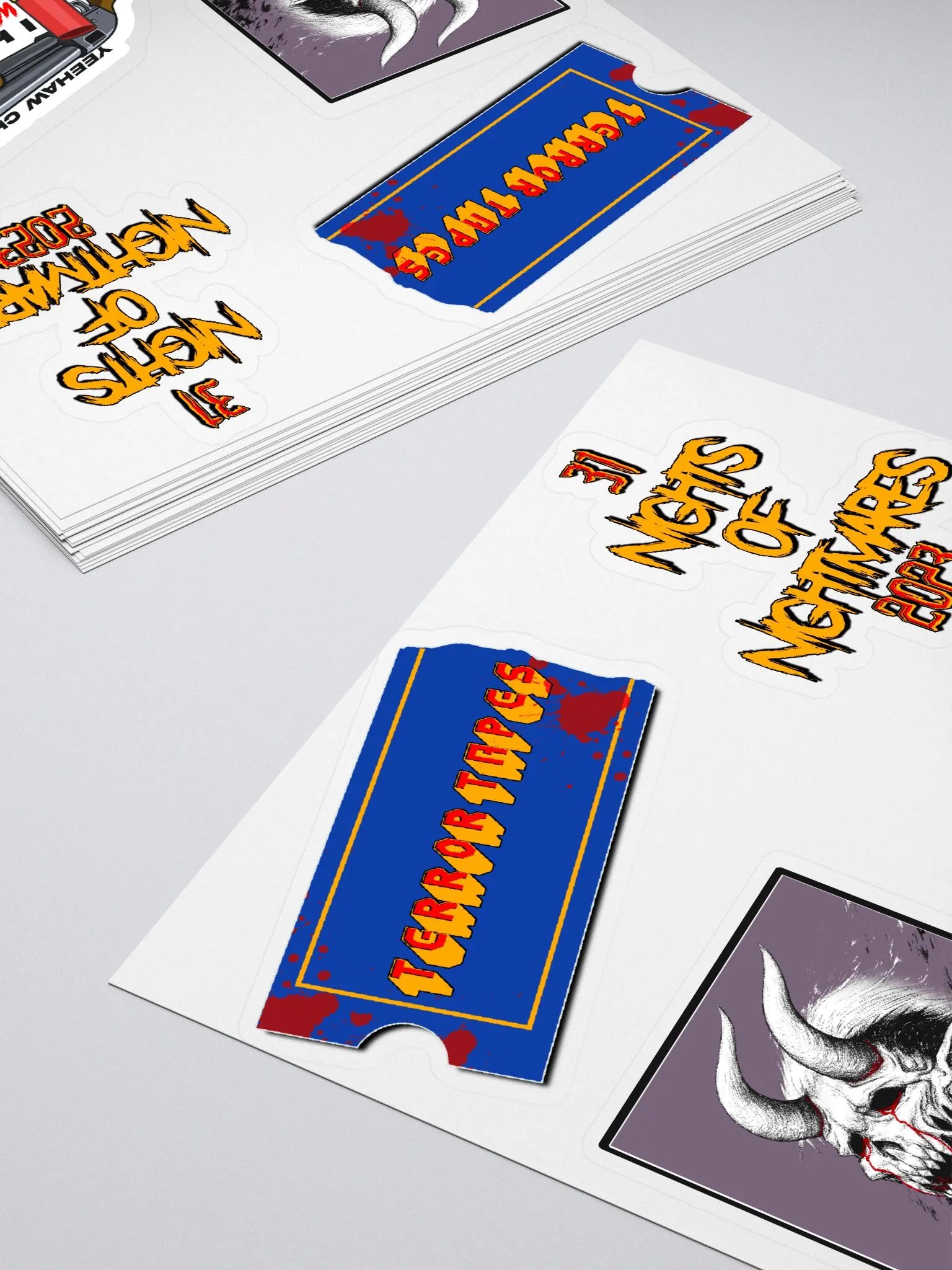31 Nights of Nightmares STICKER SHEET product image (4)