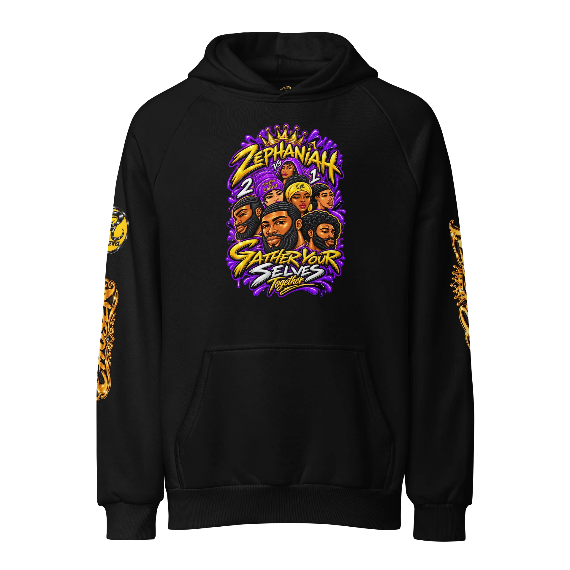 Zephaniah 2 vs 1 Gather Yourselves Hoodie Purple product image (1)