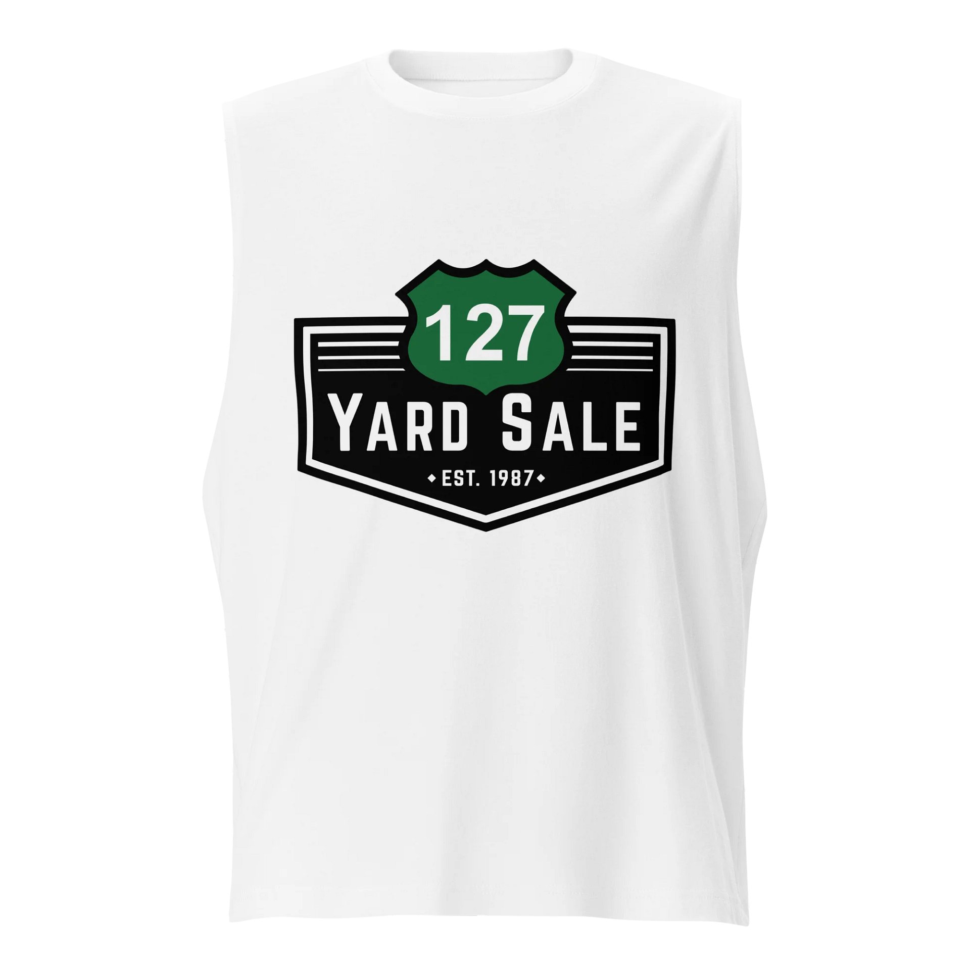 127 Yard Sale (2025) Vintage - Bella+Canvas Muscle Tank - White product image (1)