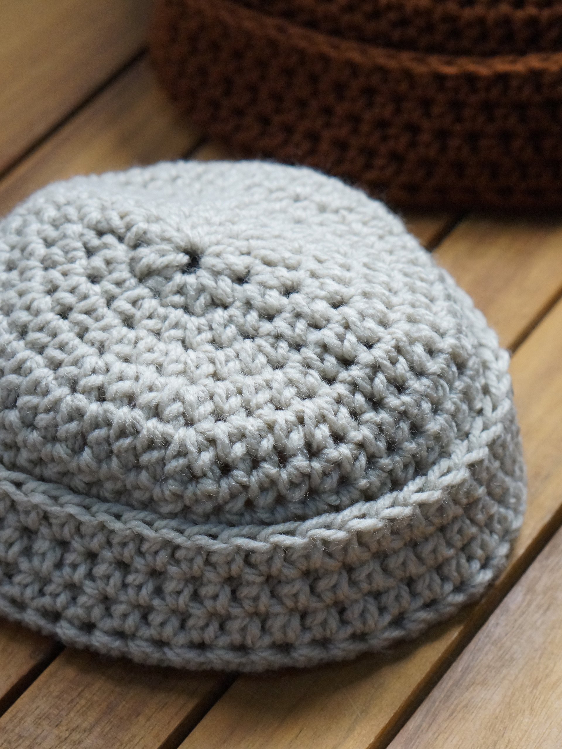 Fisherman beanie half double crochet pdf pattern product image (4)