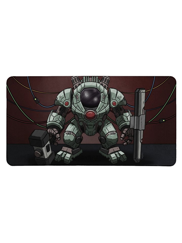 Battle Mech Maintenance Gaming Desk Mat! product image (1)