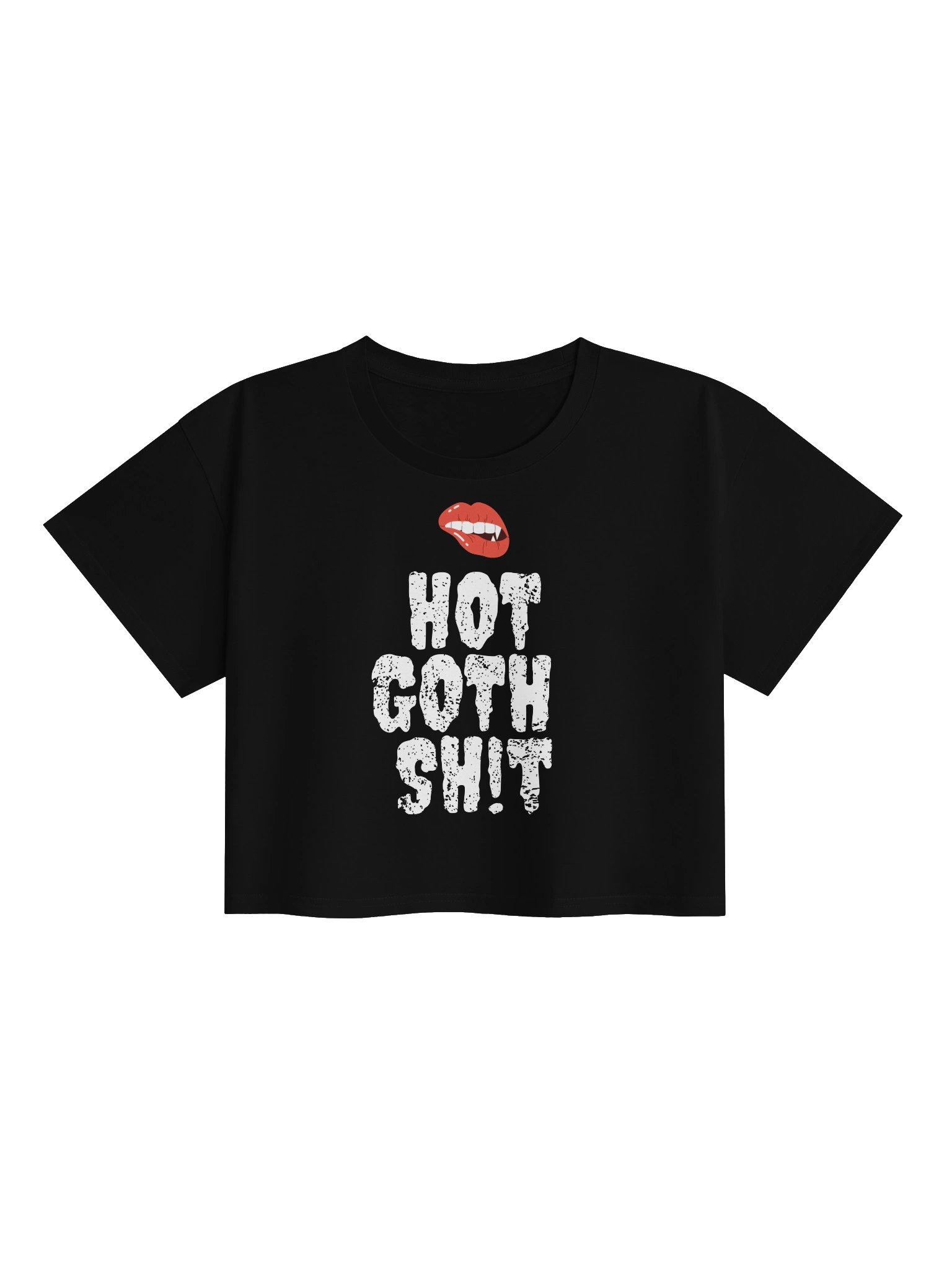 *BRAND NEW* Hot Goth Sh!t Crop Top product image (1)
