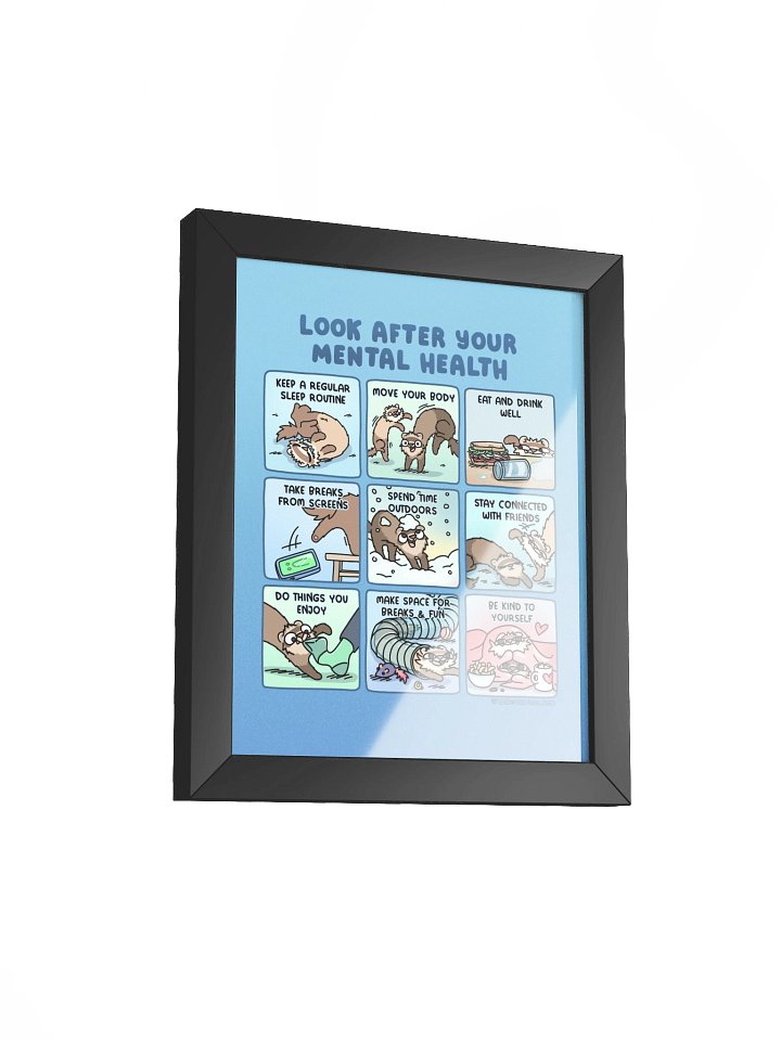 Look After Your Mental Health | Framed Print product image (8)