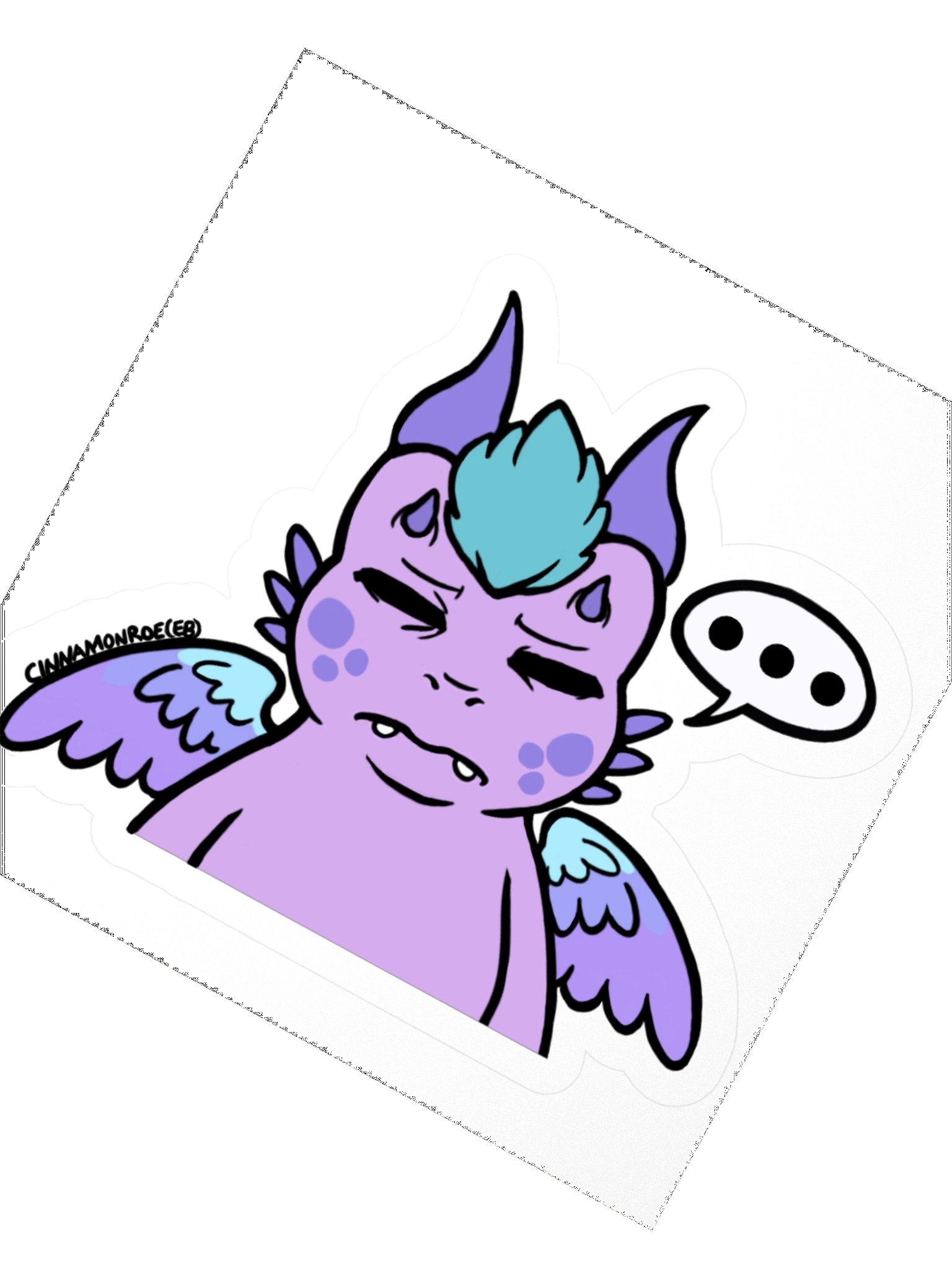 Drakin "Speechless" Sticker product image (4)