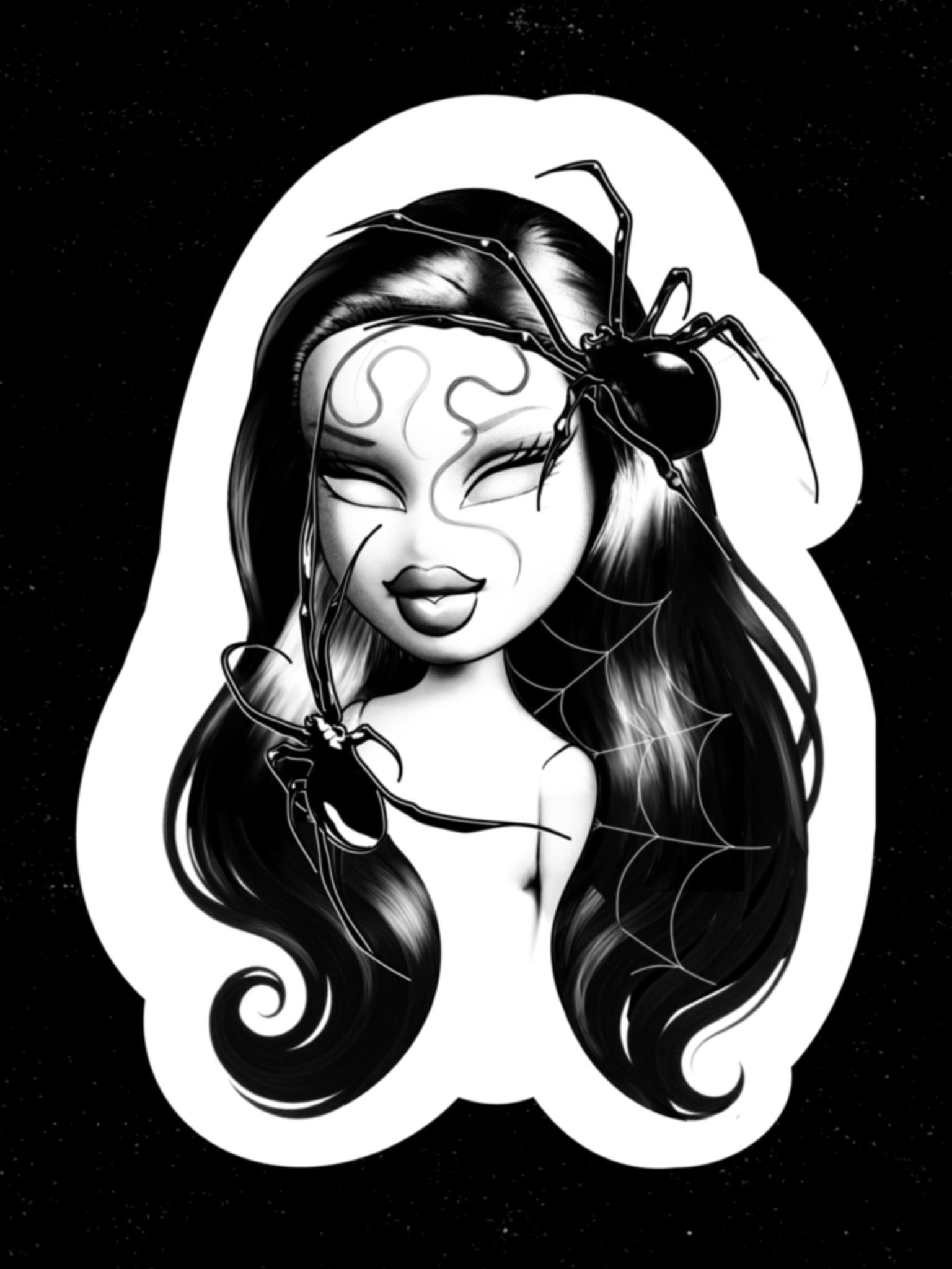 6ixblades Creepy Doll Sticker Pack product image (3)