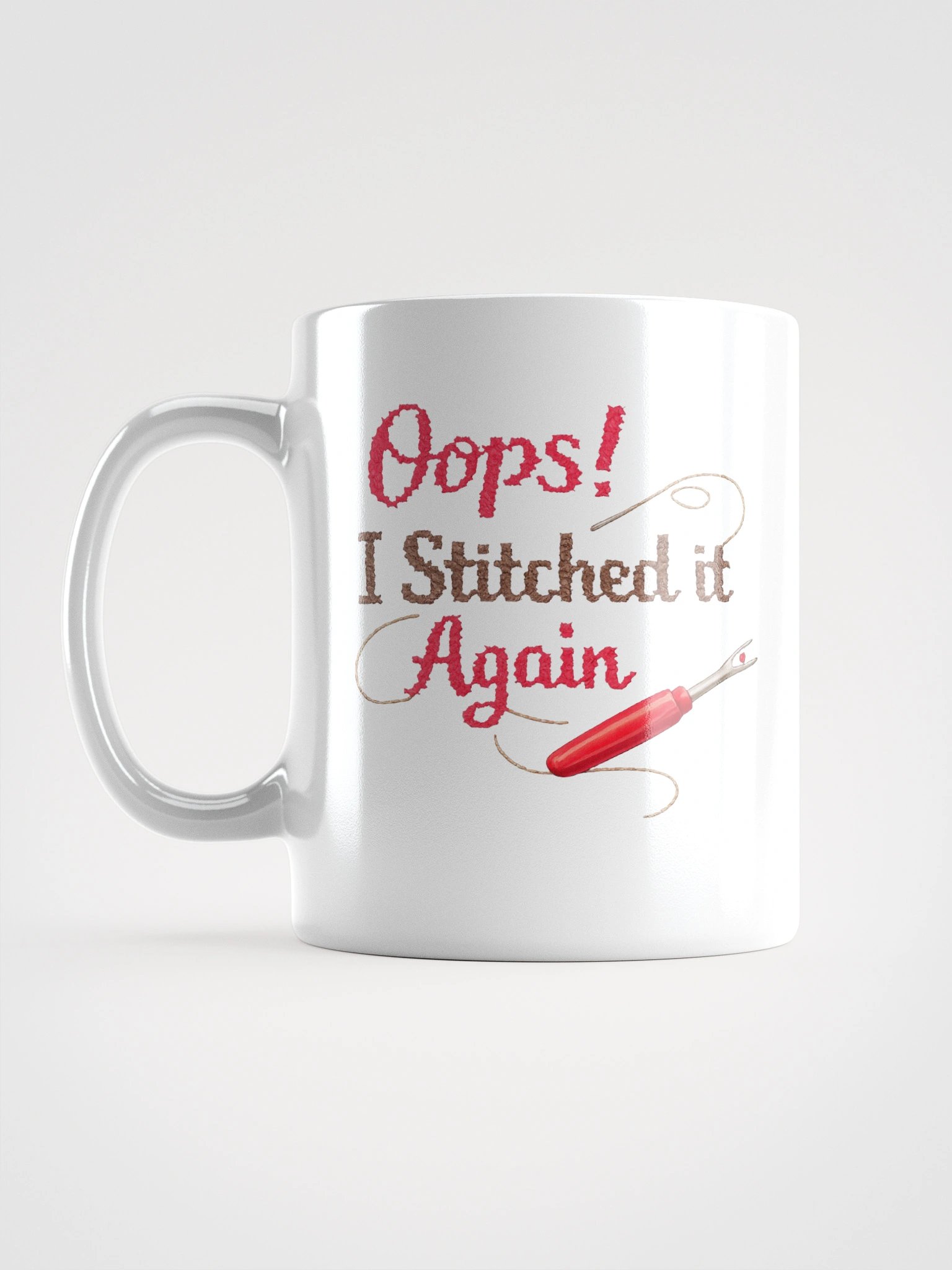Oops I stitched it again Mug product image (2)