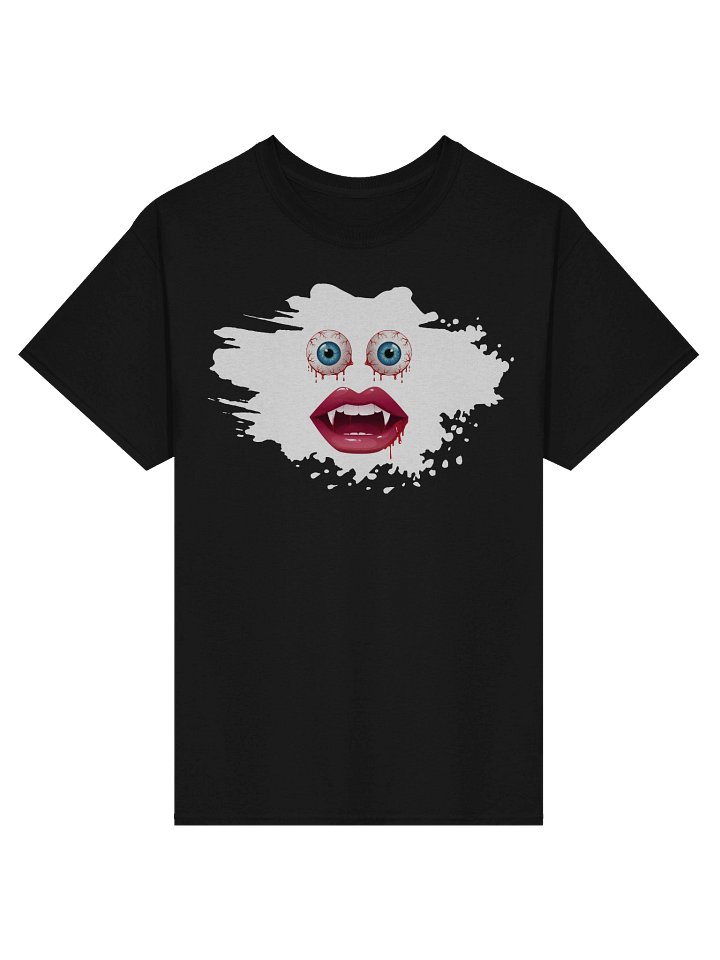 Vampy Vibes Dripping Eyes (White) T-Shirt product image (6)