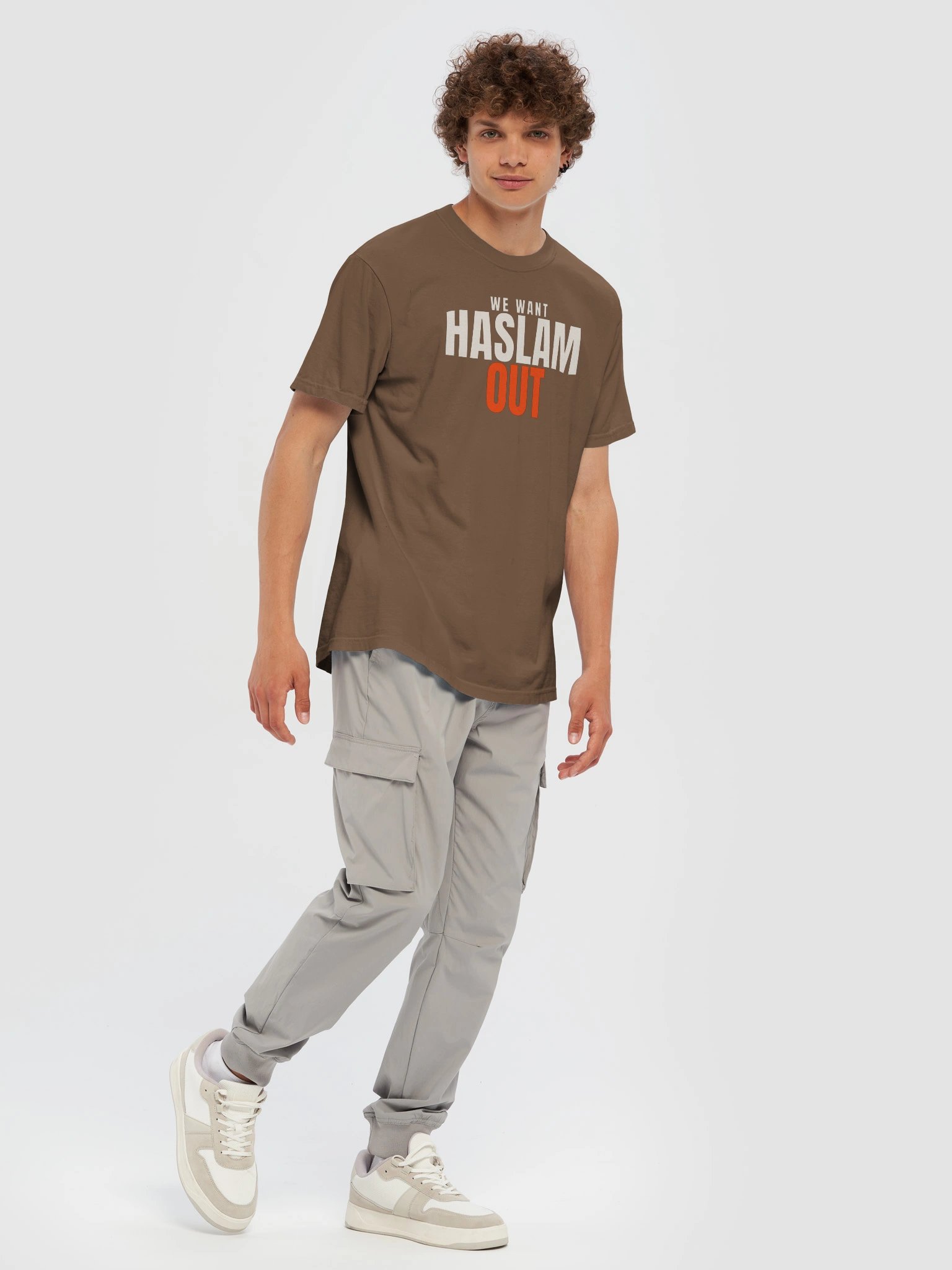 WE WANT HASLAM OUT Tee - Garment-Dyed Heavyweight product image (11)
