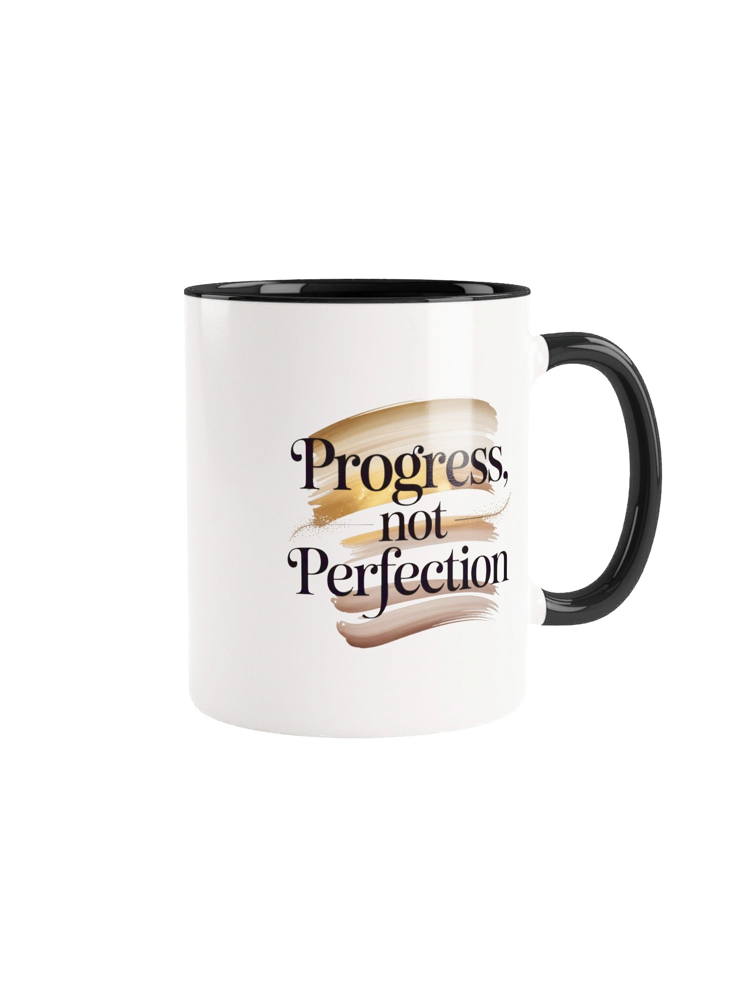 Progress Not Perfection Coffee Mug - with Color Inside product image (1)