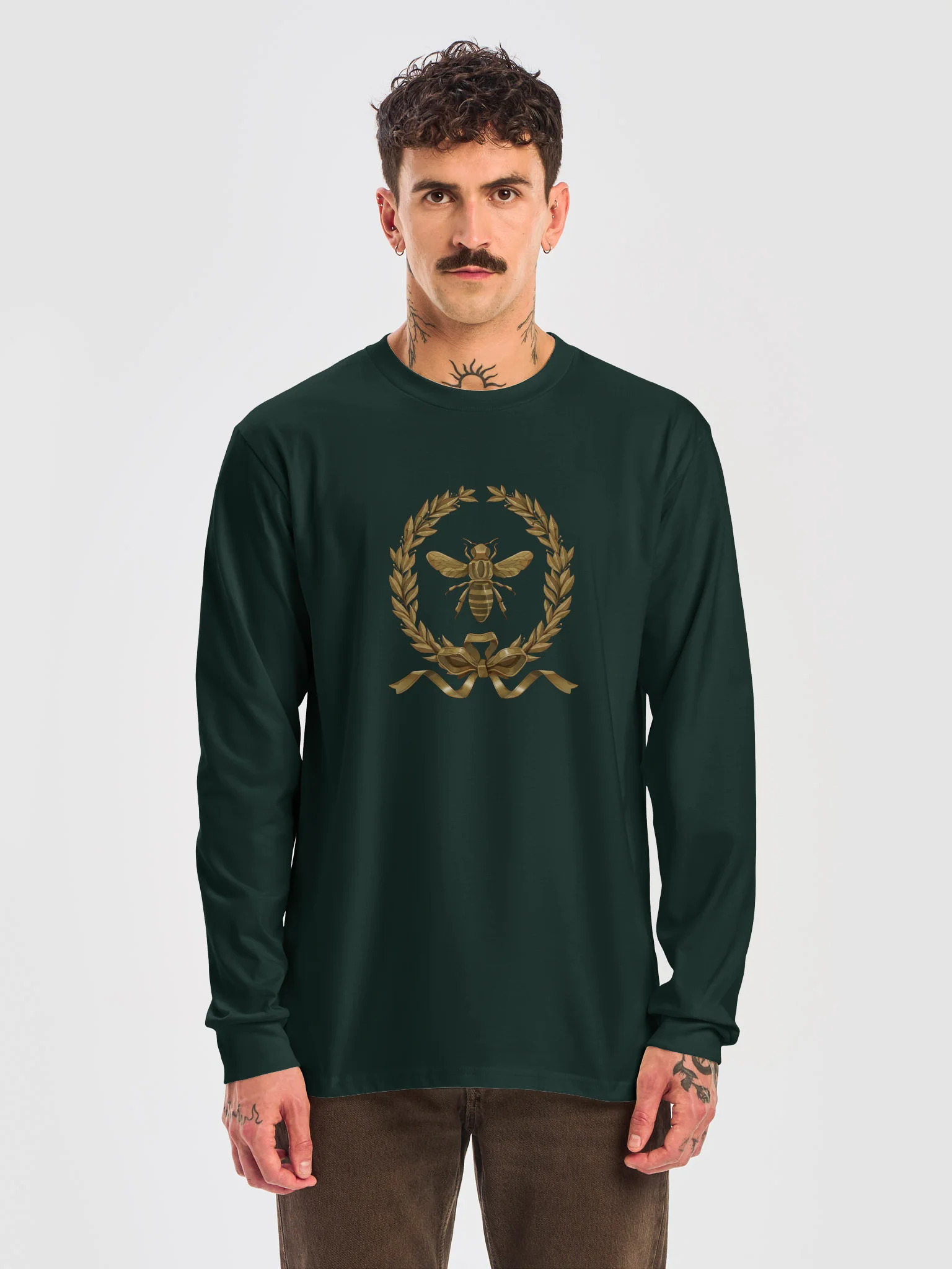 Napoleon Bee Wreath - Long Sleeve T-Shirt product image (5)