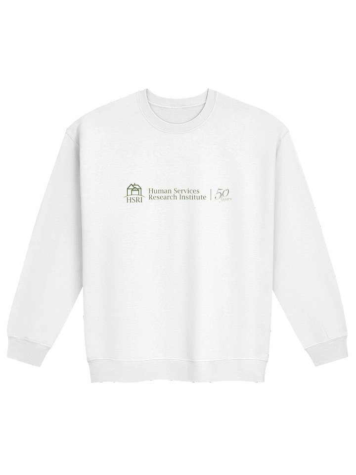 HSRI 50th Anniversary Crewneck Sweatshirt - White product image (1)