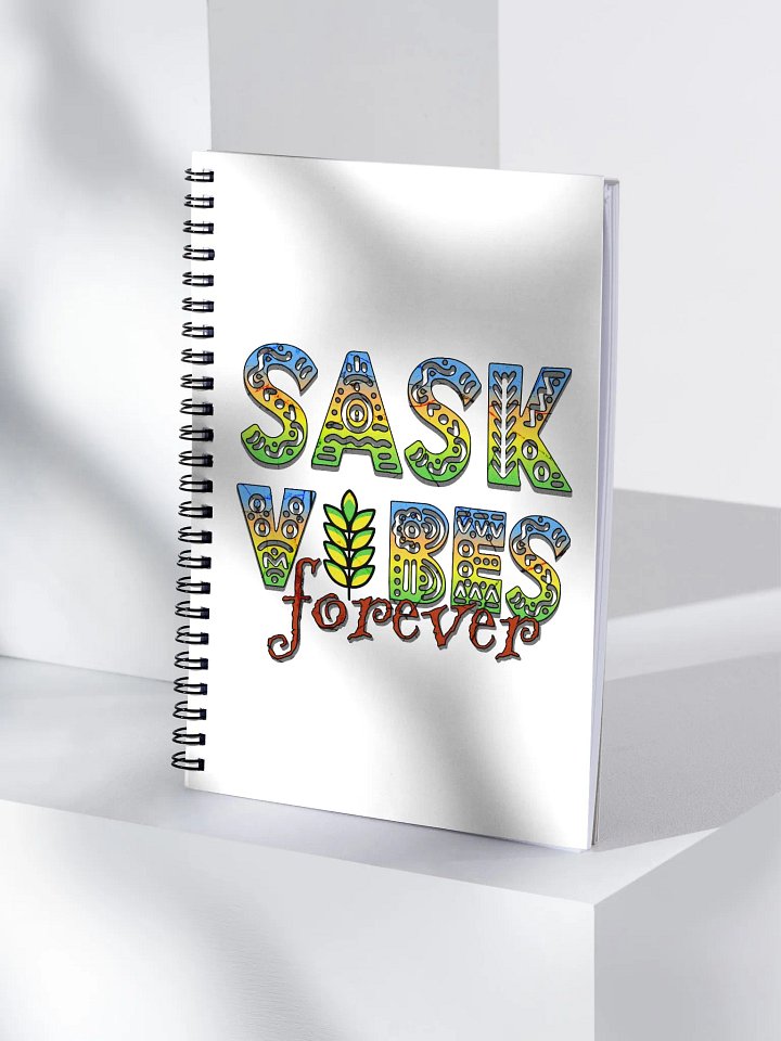 Sask Vibes Forever Ancient Spiral Notebook product image (1)