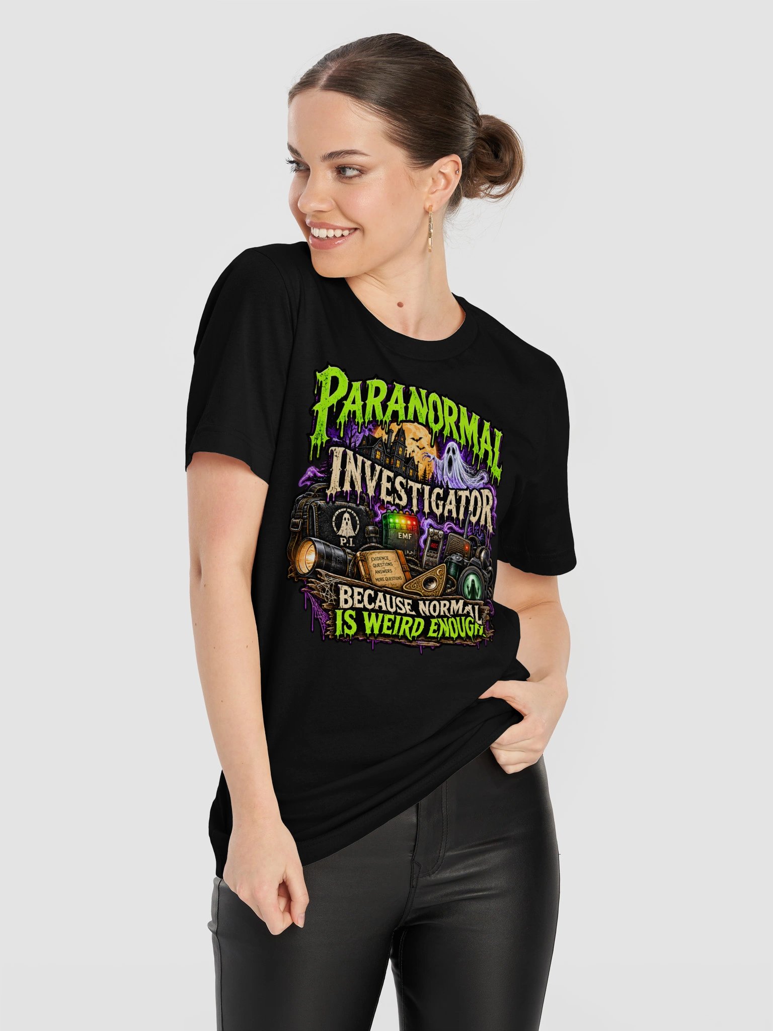 Paranormal Investigator Halloween Tee product image (11)