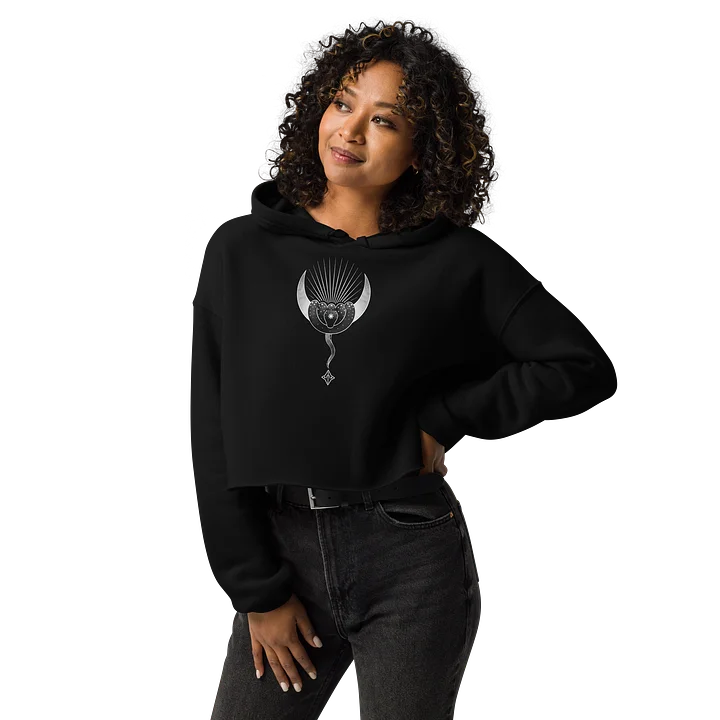 𝖘𝖊𝖗𝖕𝖊𝖓𝖙𝖊 crop hoodie product image (2)