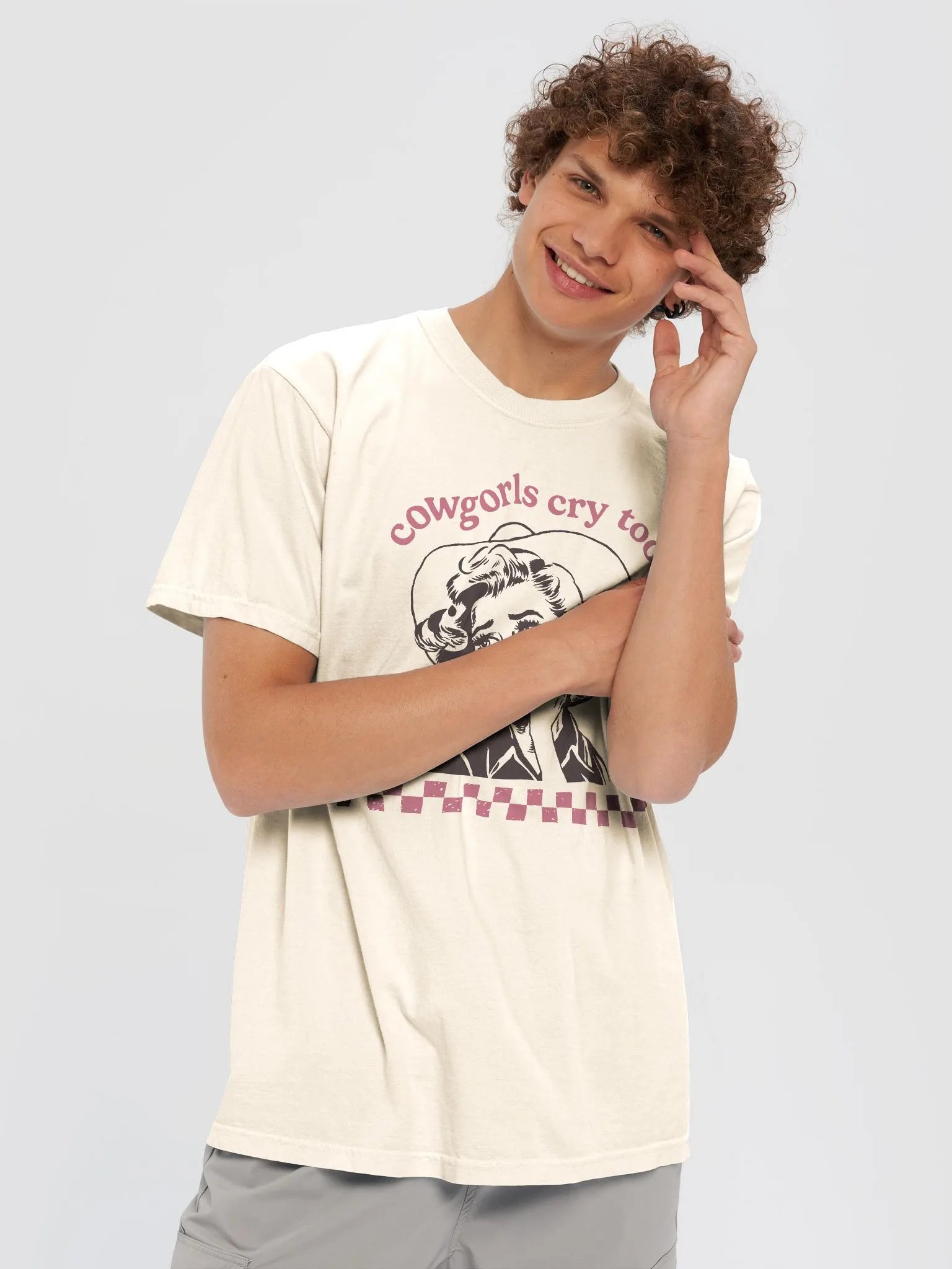 cowgorls cry too printed shirt product image (21)
