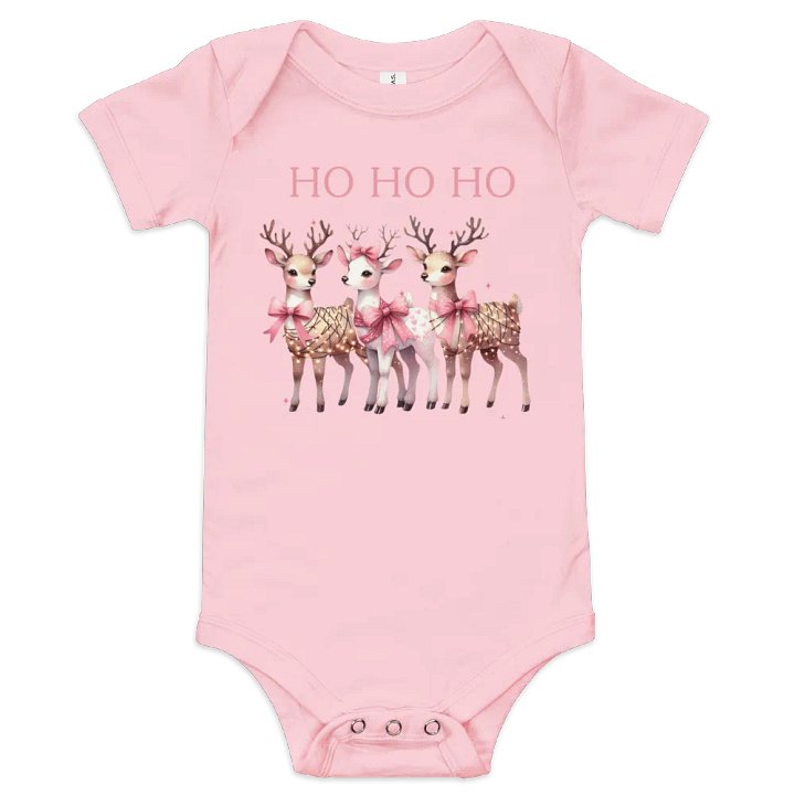 Festive Deer Trio Baby Onesie product image (5)