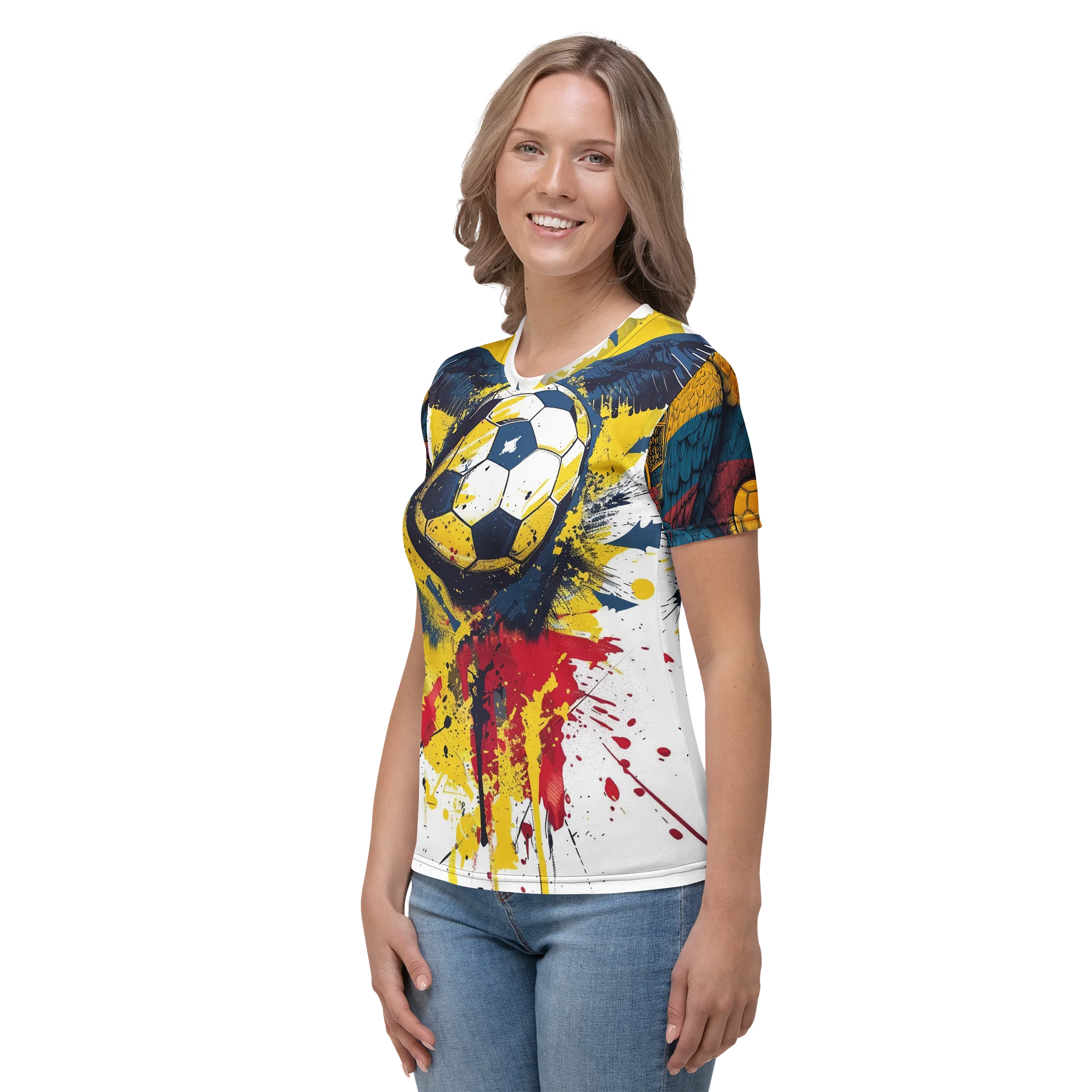 Colombia Fantasy Football Womens T Shirt product image (7)
