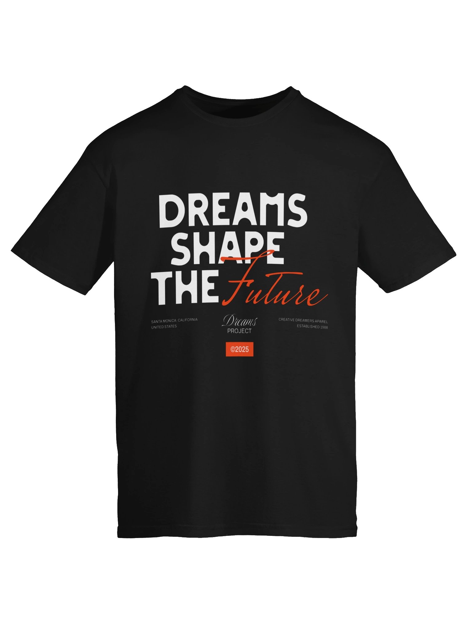 Dreams Shape The Future Typography Graphic Unisex Softstyle T-Shirt product image (4)