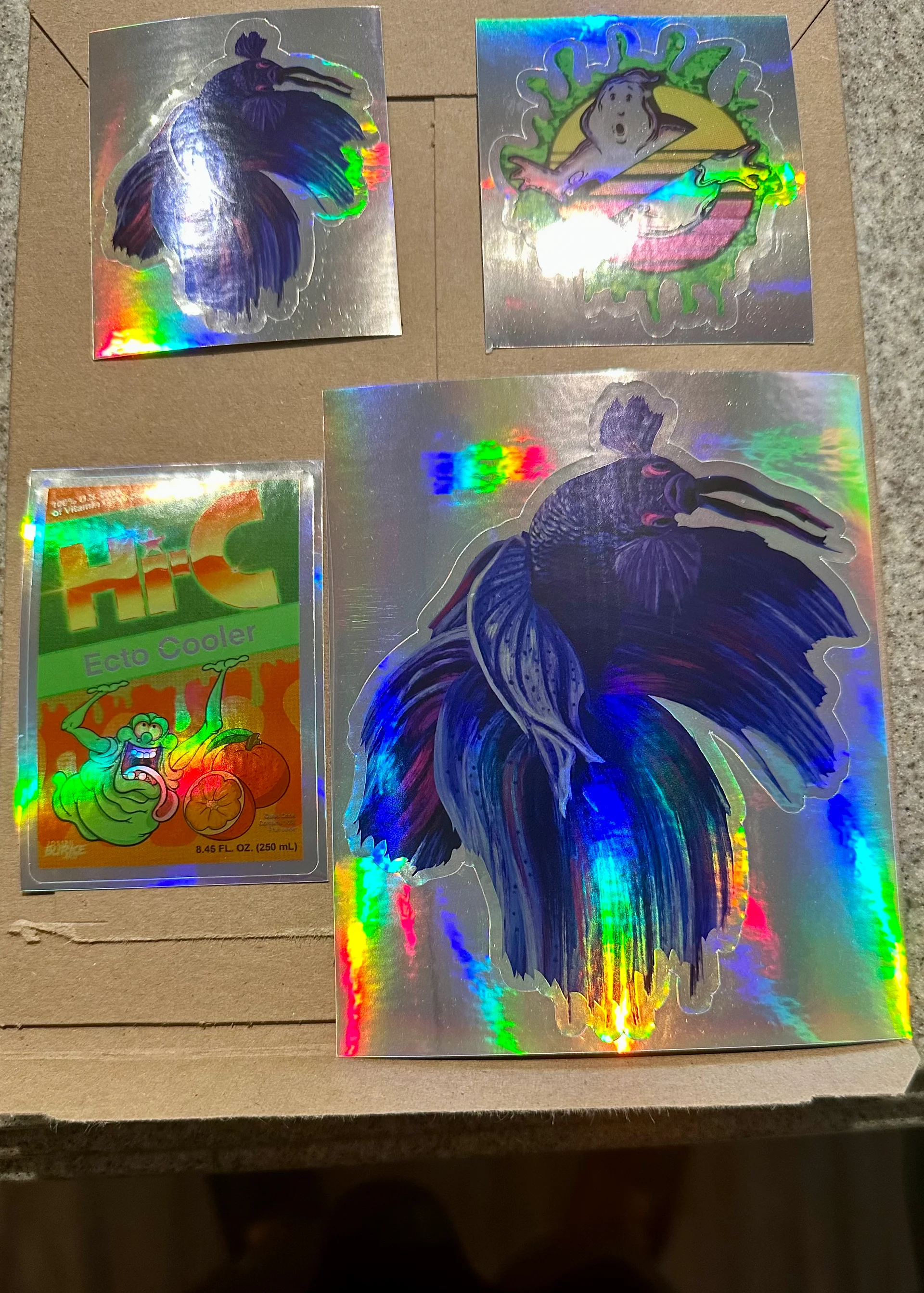 Who Ya Gonna Call Synthwave Holofoil Sticker product image (2)