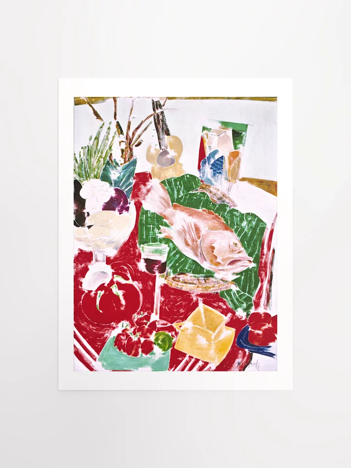 Still Life with Fish #2 (1985) print product image (2)