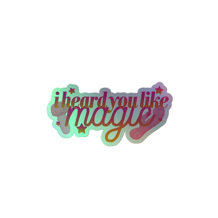 Wand & Rabbit - Holo Sticker product image (2)