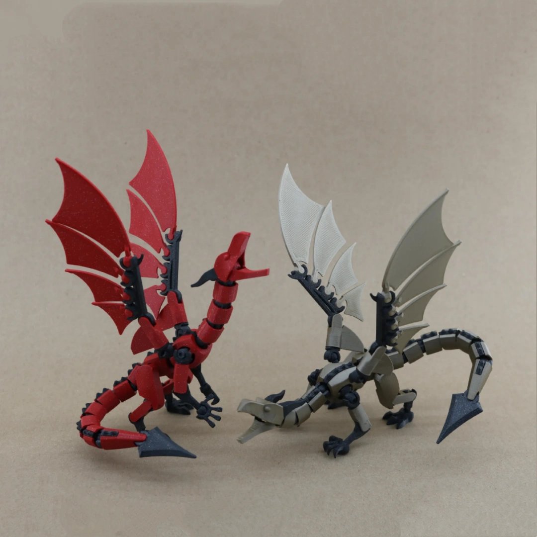 Dragon action figure STL product image (1)