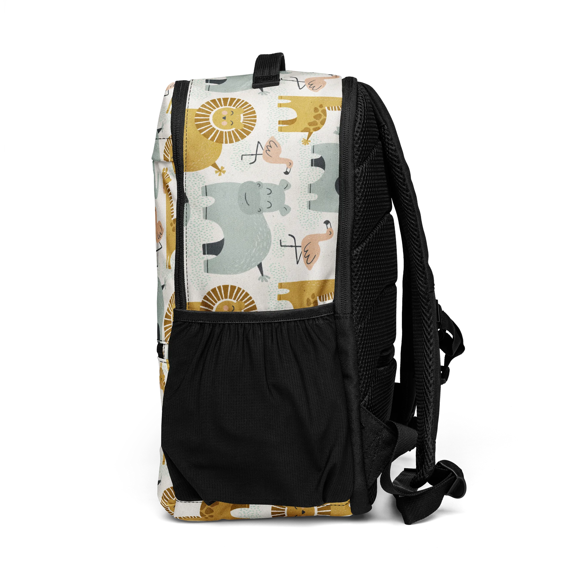 Retro Jungle Animals Utility Backpack product image (4)