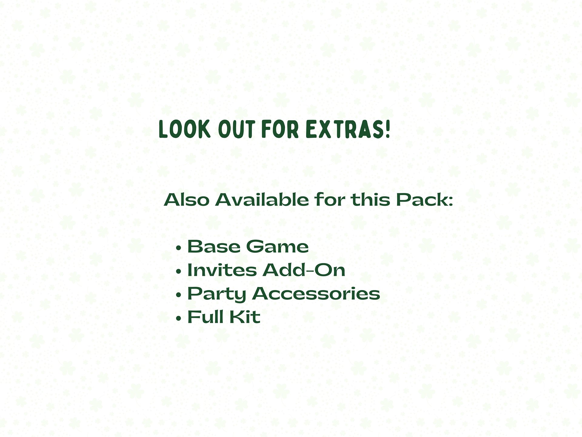 Out of Luck - A Festive St. Patrick's Day Murder Mystery - Extracurriculars Add-On product image (3)