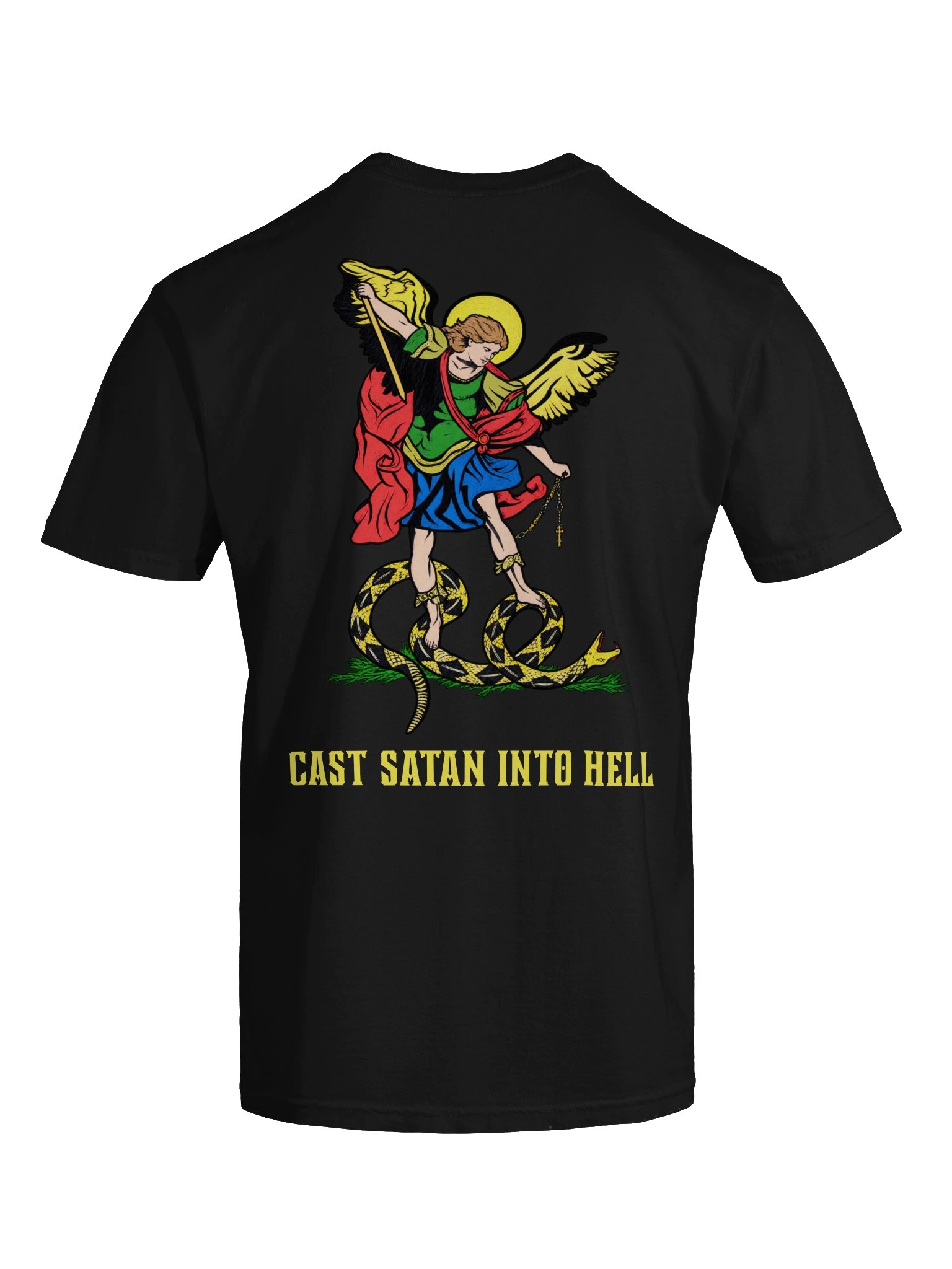 Saint Michael 'Cast Satan into Hell' - T-shirt product image (61)