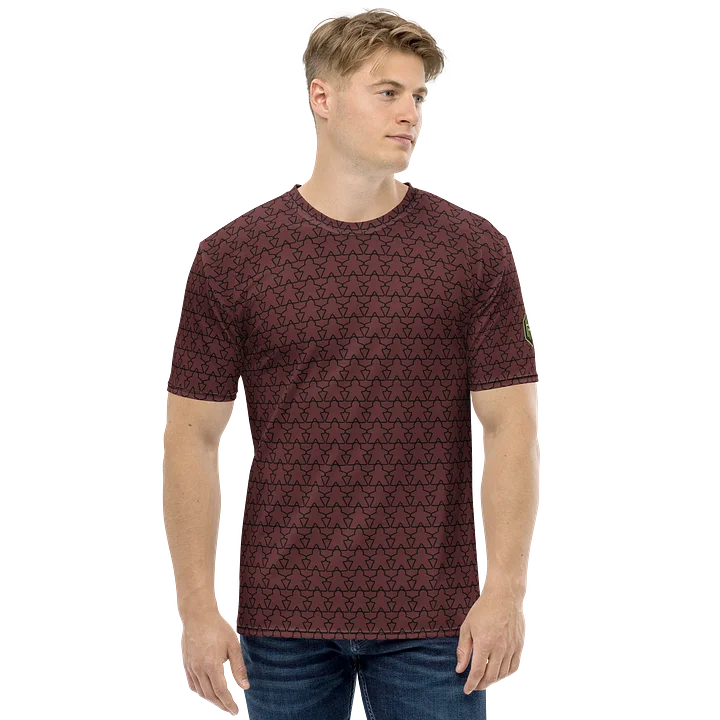 The All-Over Meeple T-Shirt - Autumn Red product image (1)