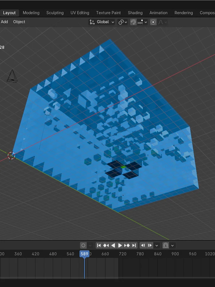Lead Edge Maze Ash Creator Blender Extension product image (2)