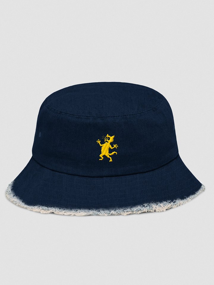 Scaredy Cat Denim Bucket Hat product image (2)