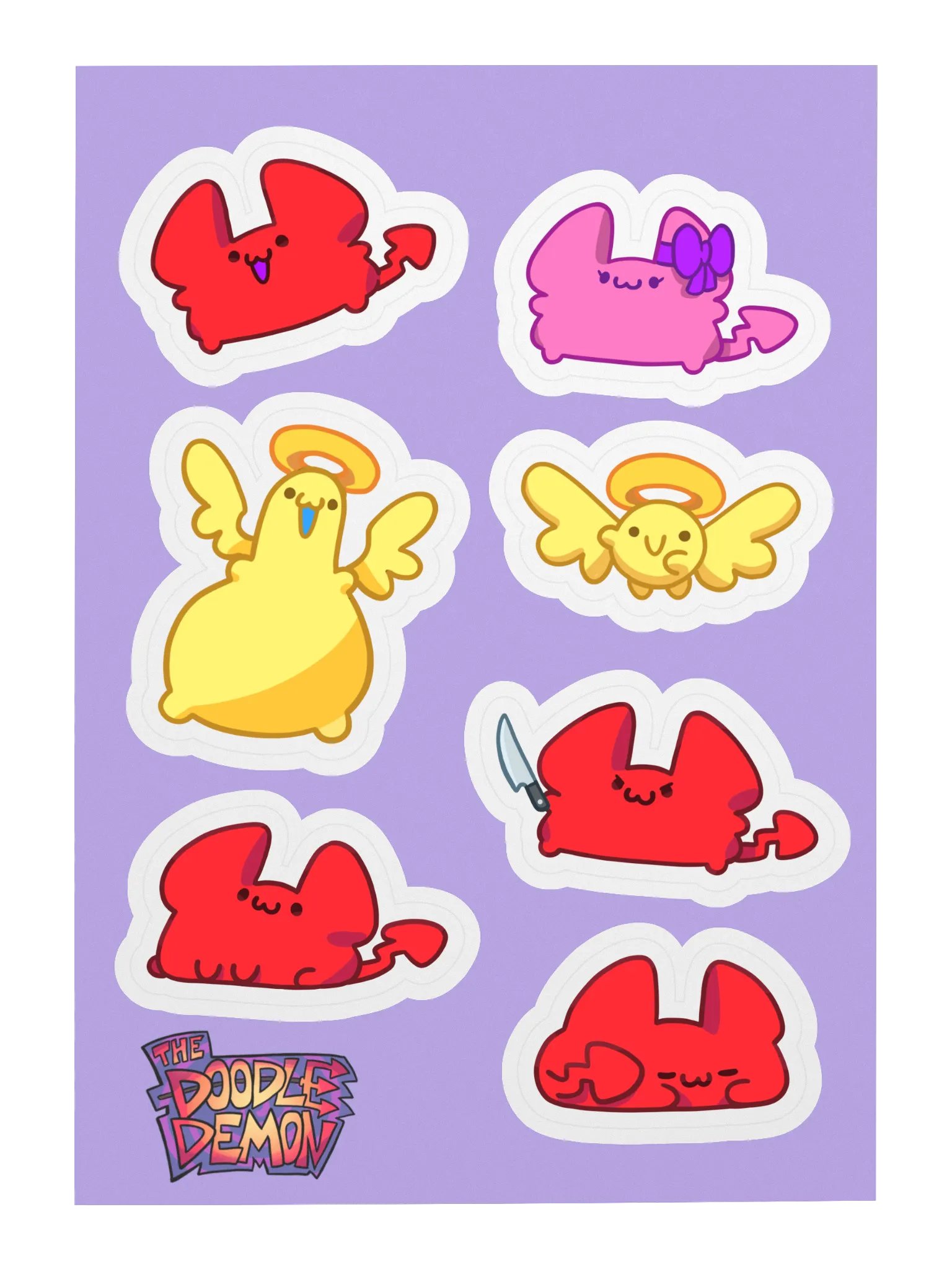 Doodle Demon Sticker Sheet product image (3)