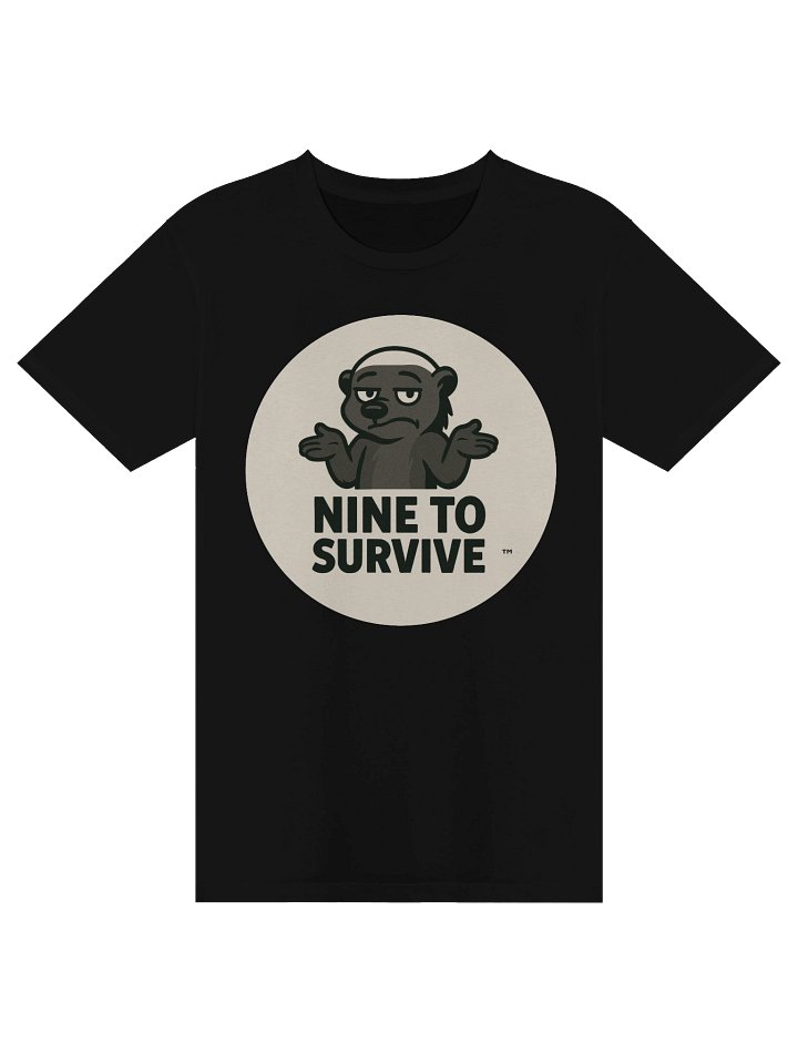 Nine to Survive Logo T-Shirt: The Original NTS Badger Tee product image (7)