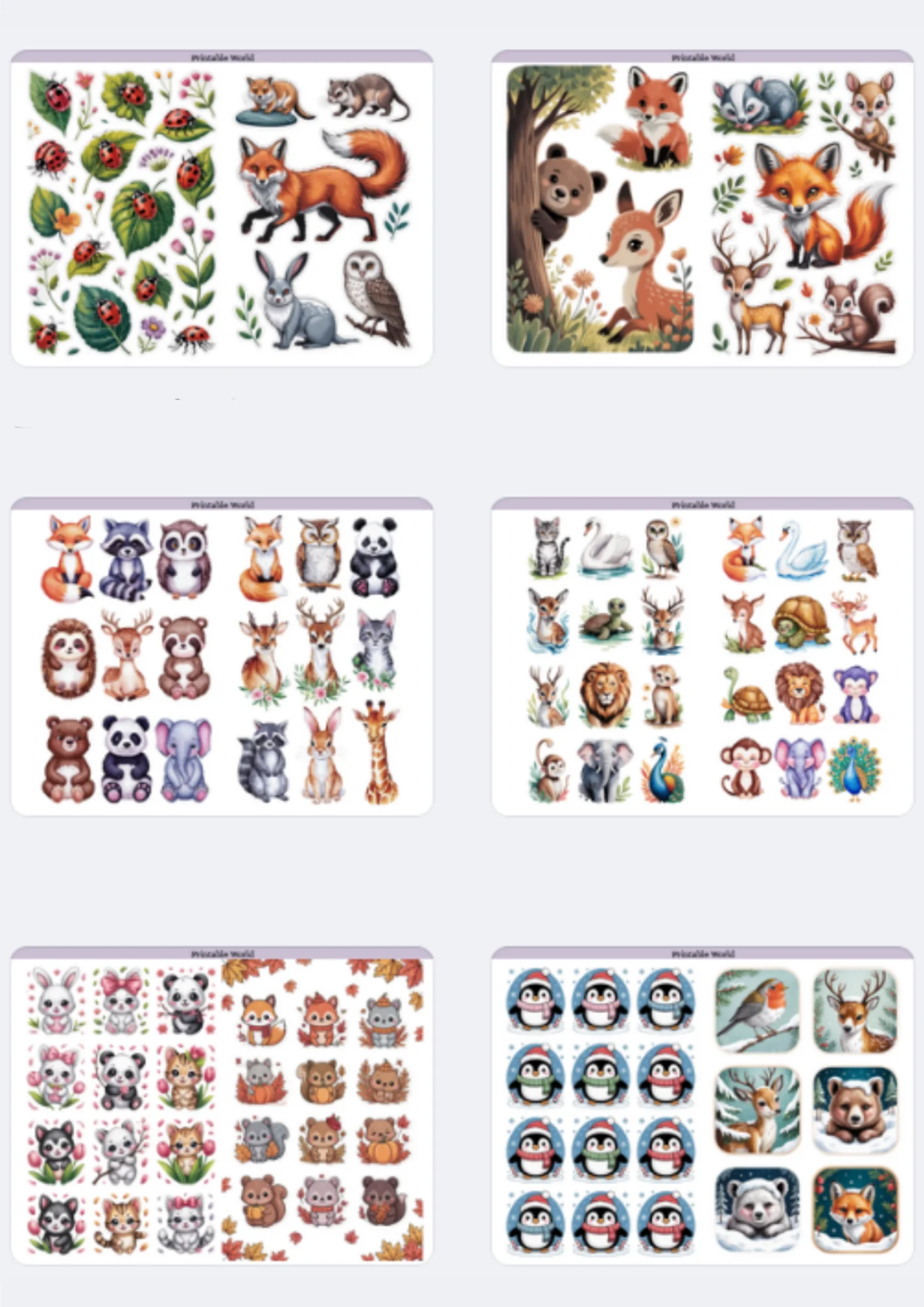 Animals Sticker Pack product image (2)