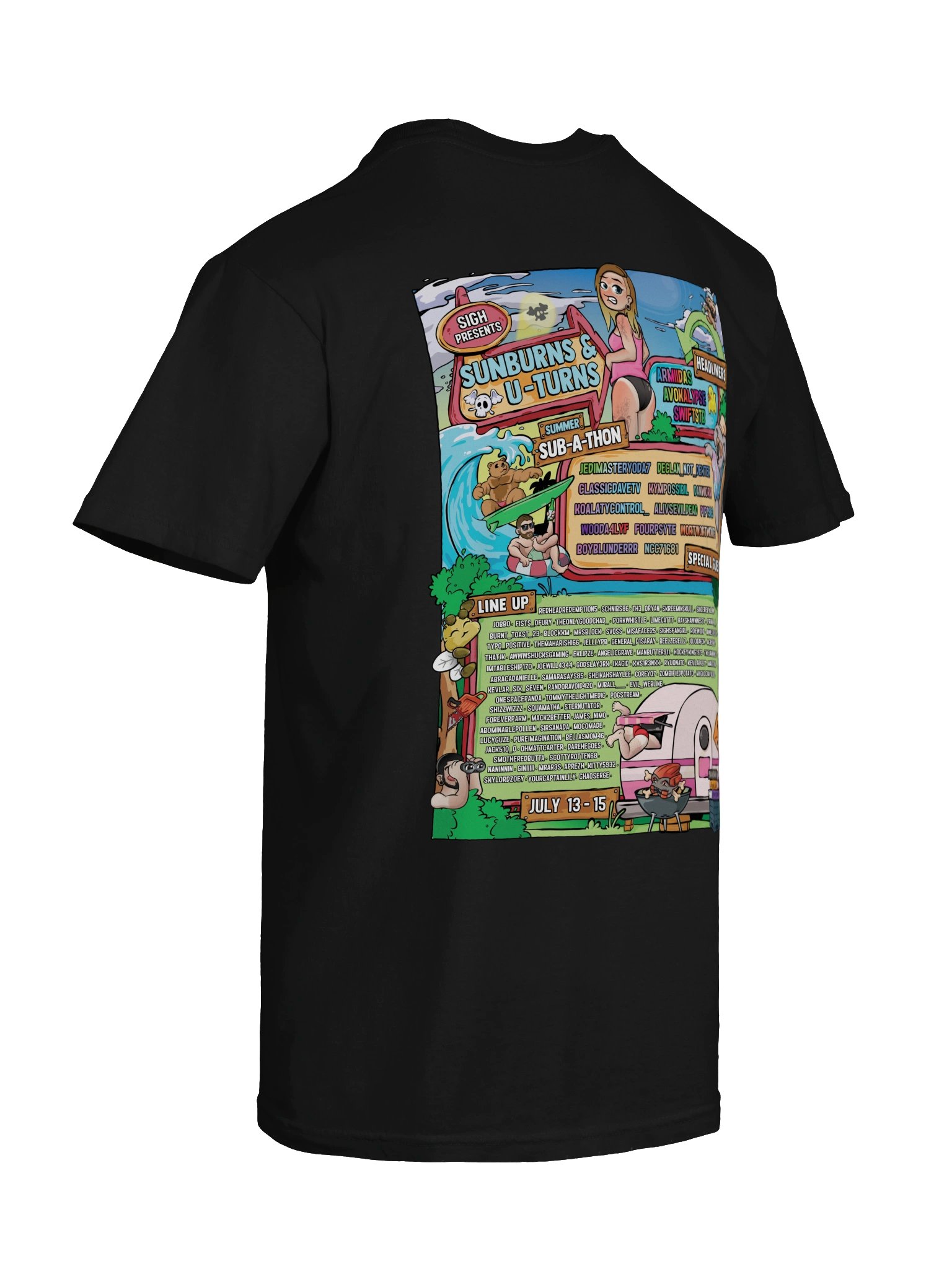 Sunburns & U-Turns Band Tee product image (105)