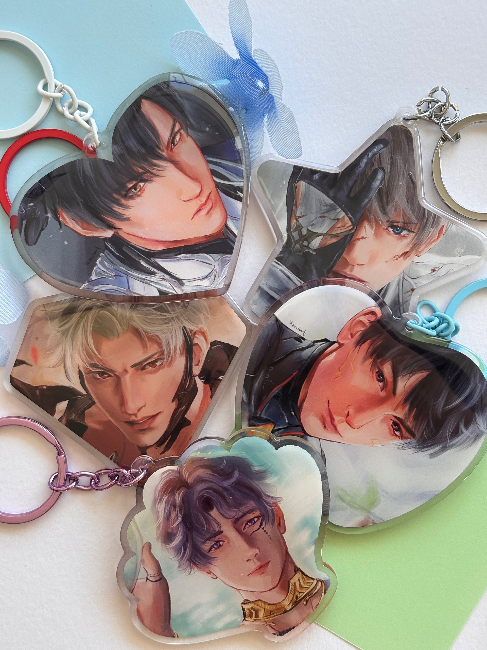Love and Deepspace double-sided keychains product image (1)