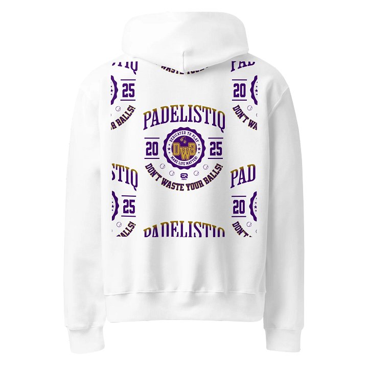 Dedicated to Play Bella Premium Sporty Hoodie EQALL® PADELISTIQ_Purple_Multiprint product image (1)