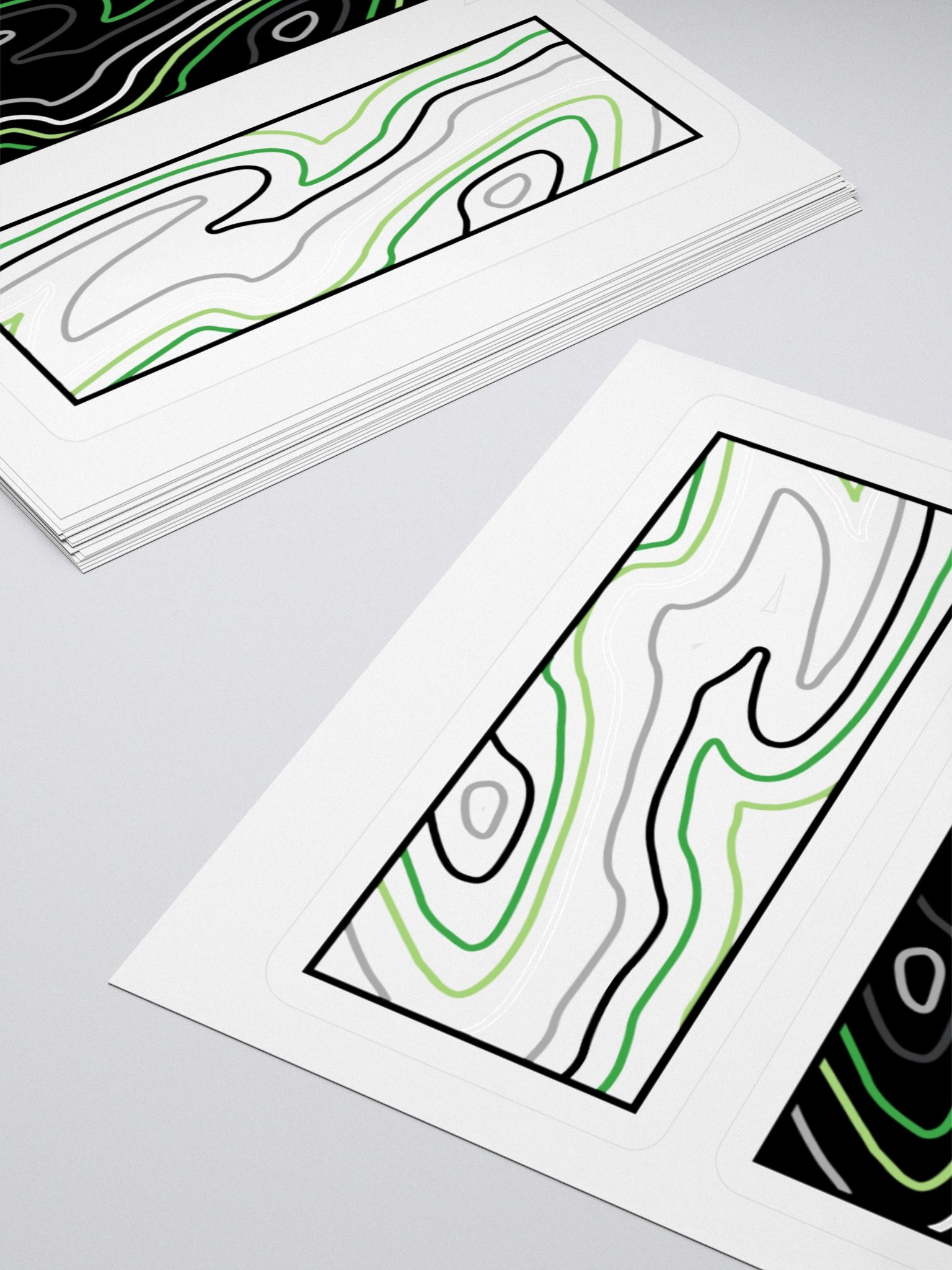 Topographic Pride- Aro Sticker product image (4)