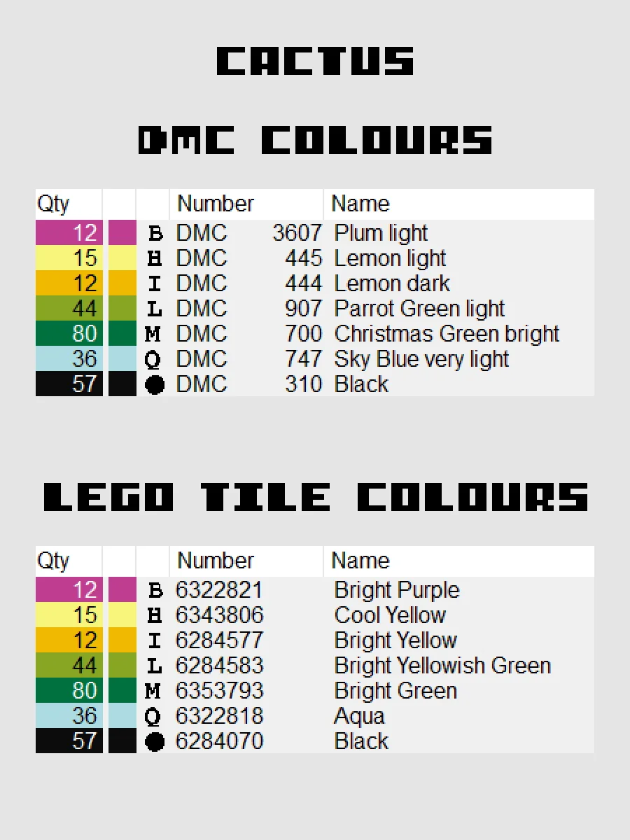 Cactus Pixel Art product image (4)