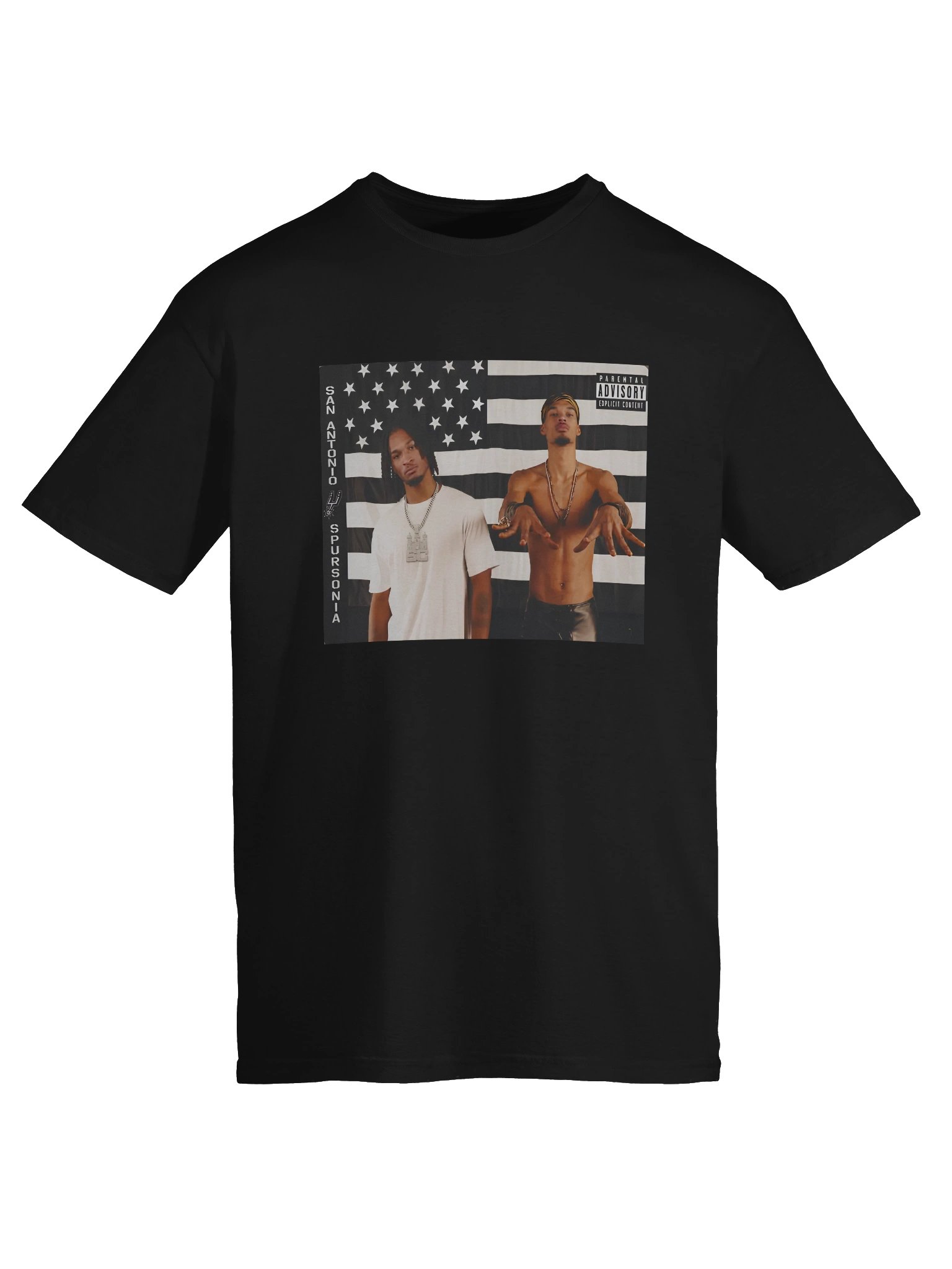 Victor Wemby And Jordan Clarkson Spursonia Shirt product image (2)