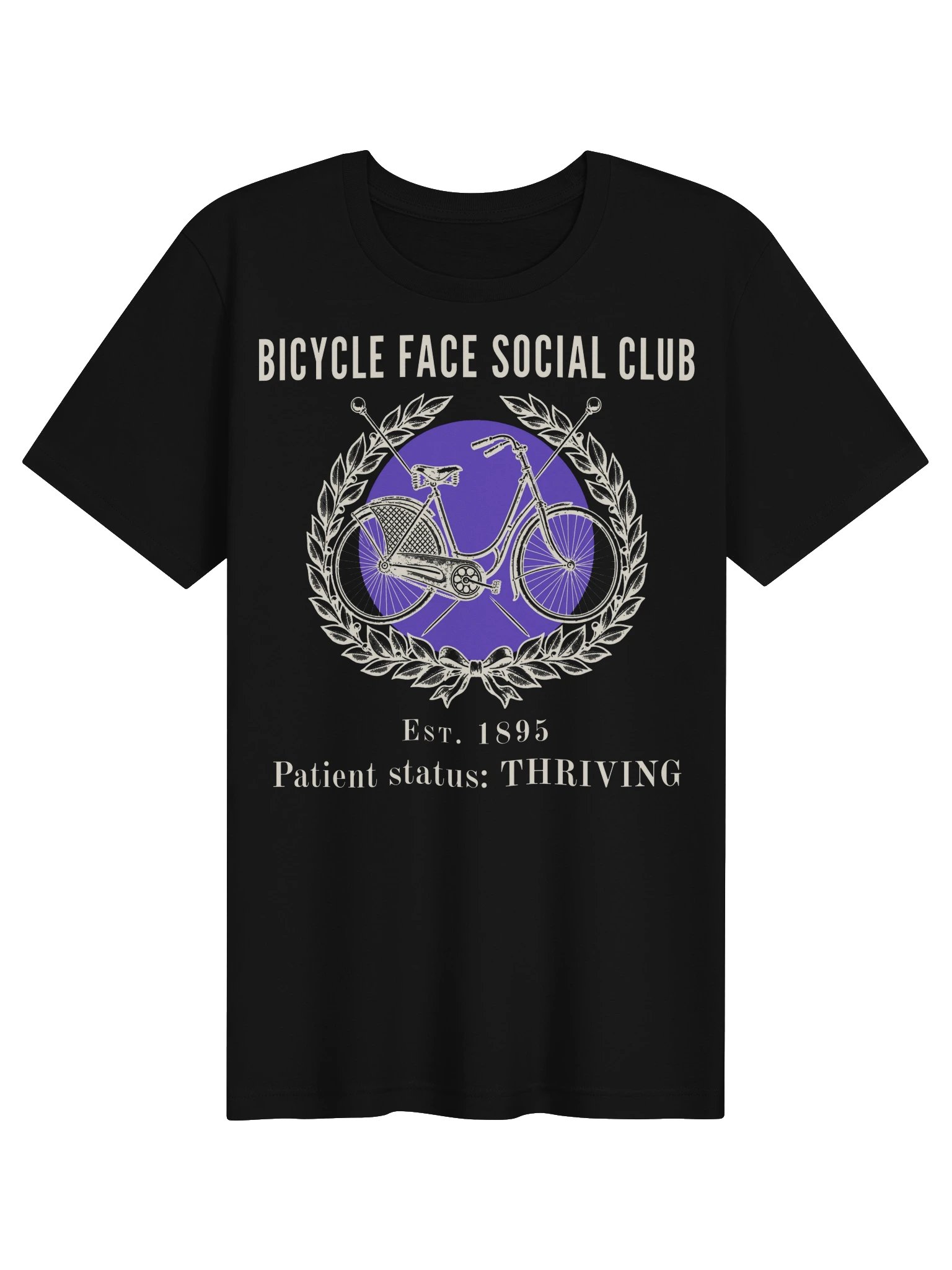 Bicycle Face Social Club Tee (dark colours) product image (1)